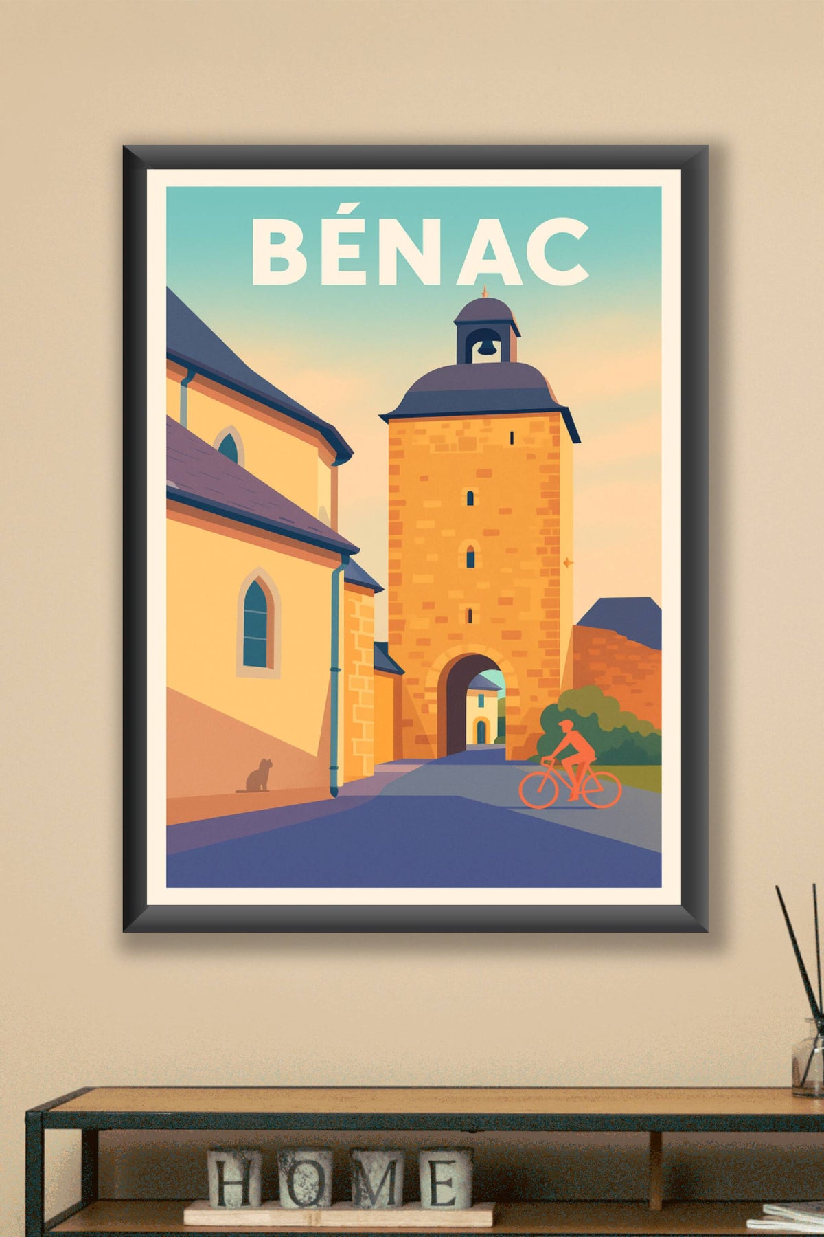 Affiche de Bénac - Charme intemporel d'un village pyrénéen