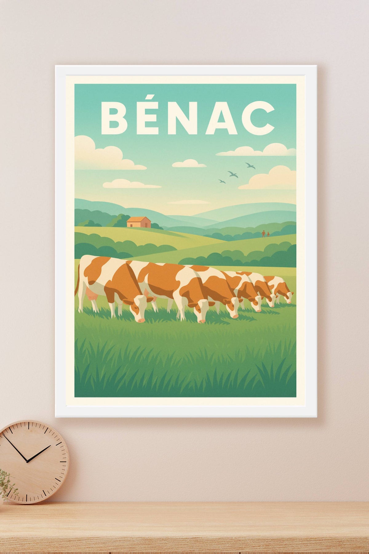 Affiche de Bénac - Charme bucolique et douceur campagnarde
