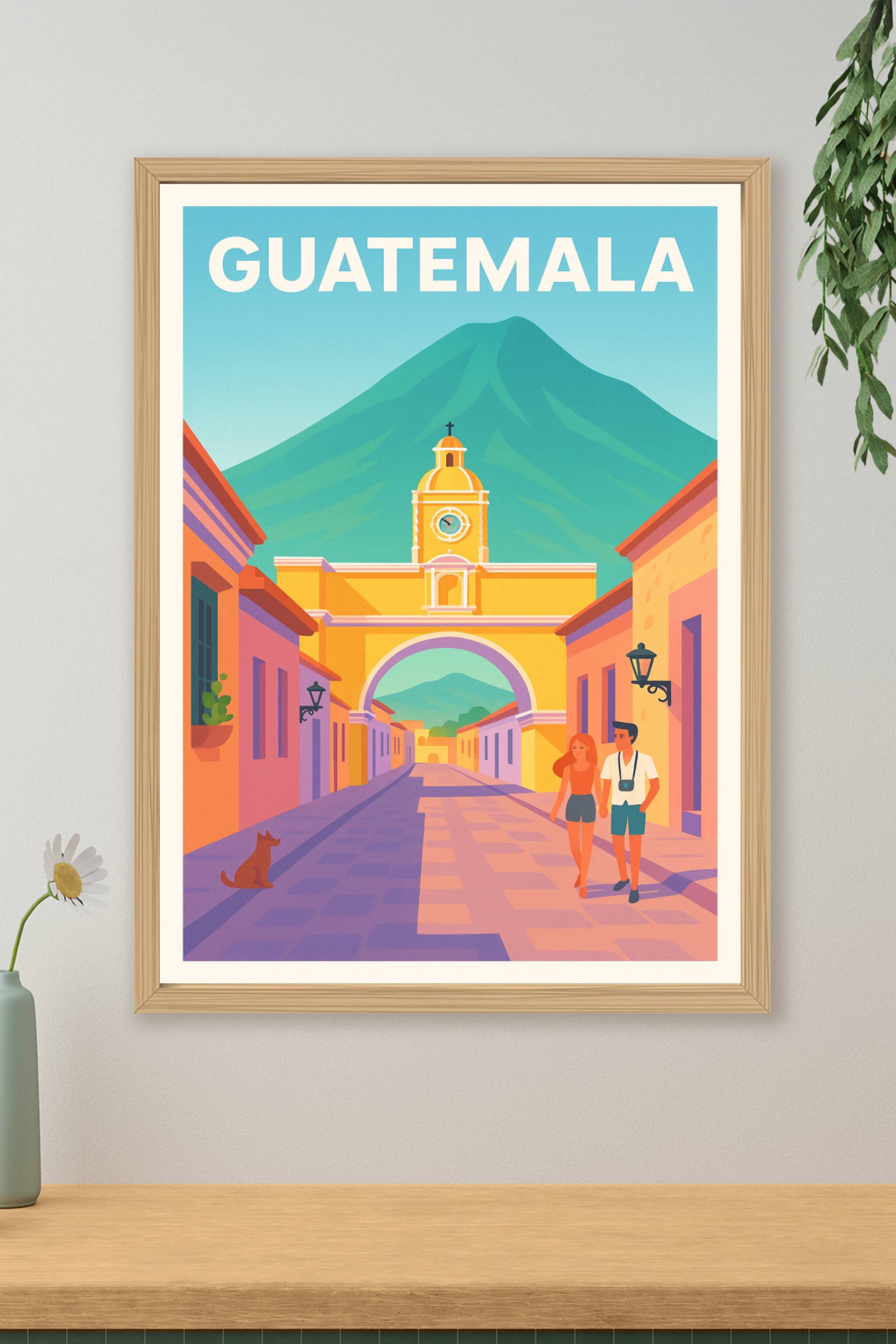 Affiche de Guatemala - Charme intemporel de la ville coloniale