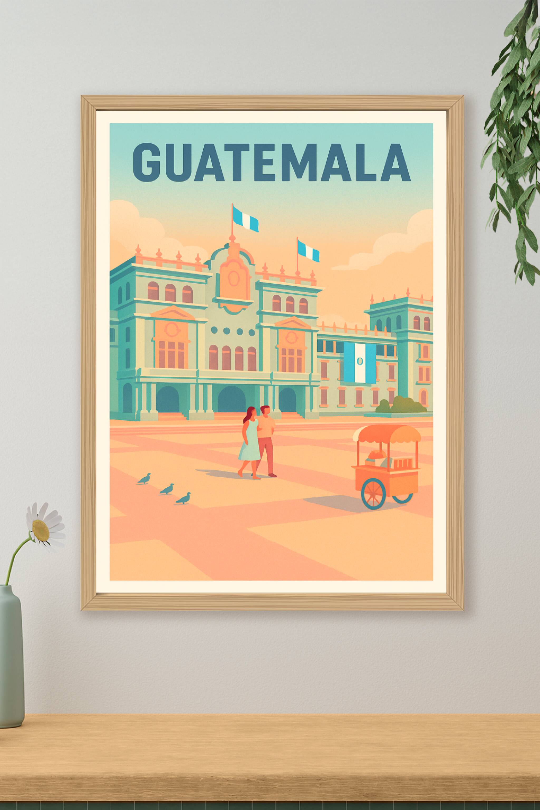 Affiche de Guatemala - Charme et histoire au cœur de la capitale