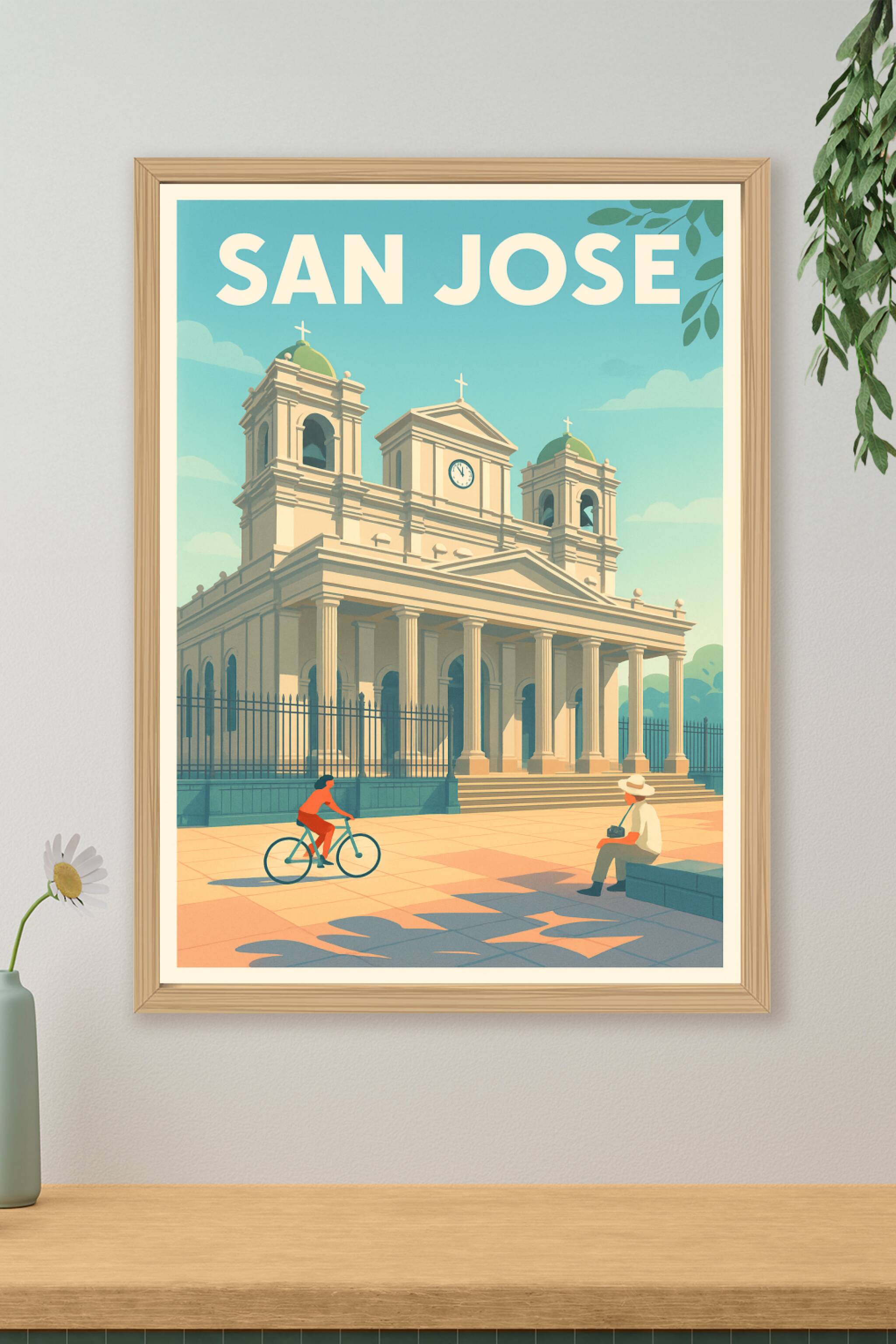 Affiche de San José - Charme historique et douceur de vivre