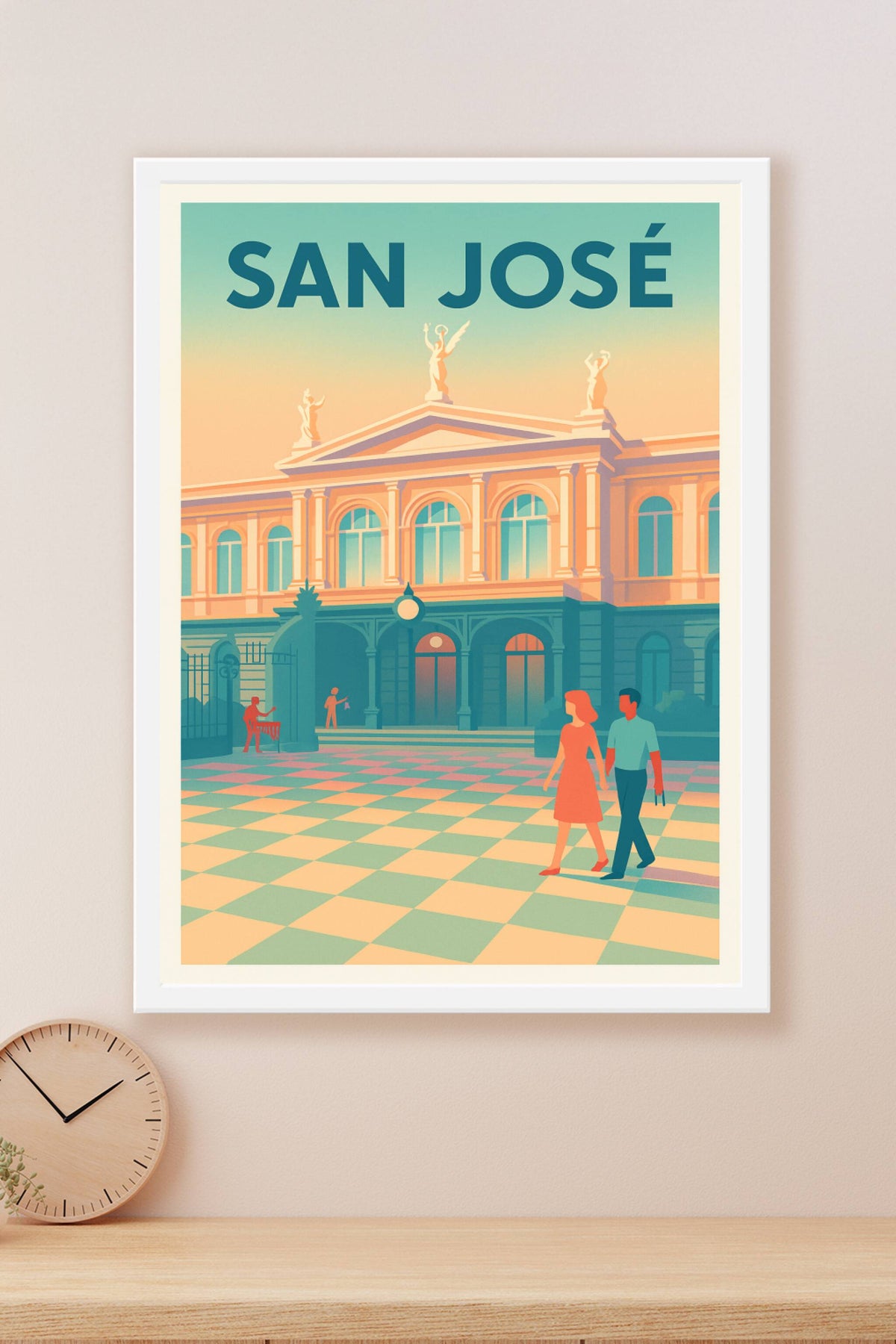 Affiche de San José - L'élégance intemporelle au cœur de la ville
