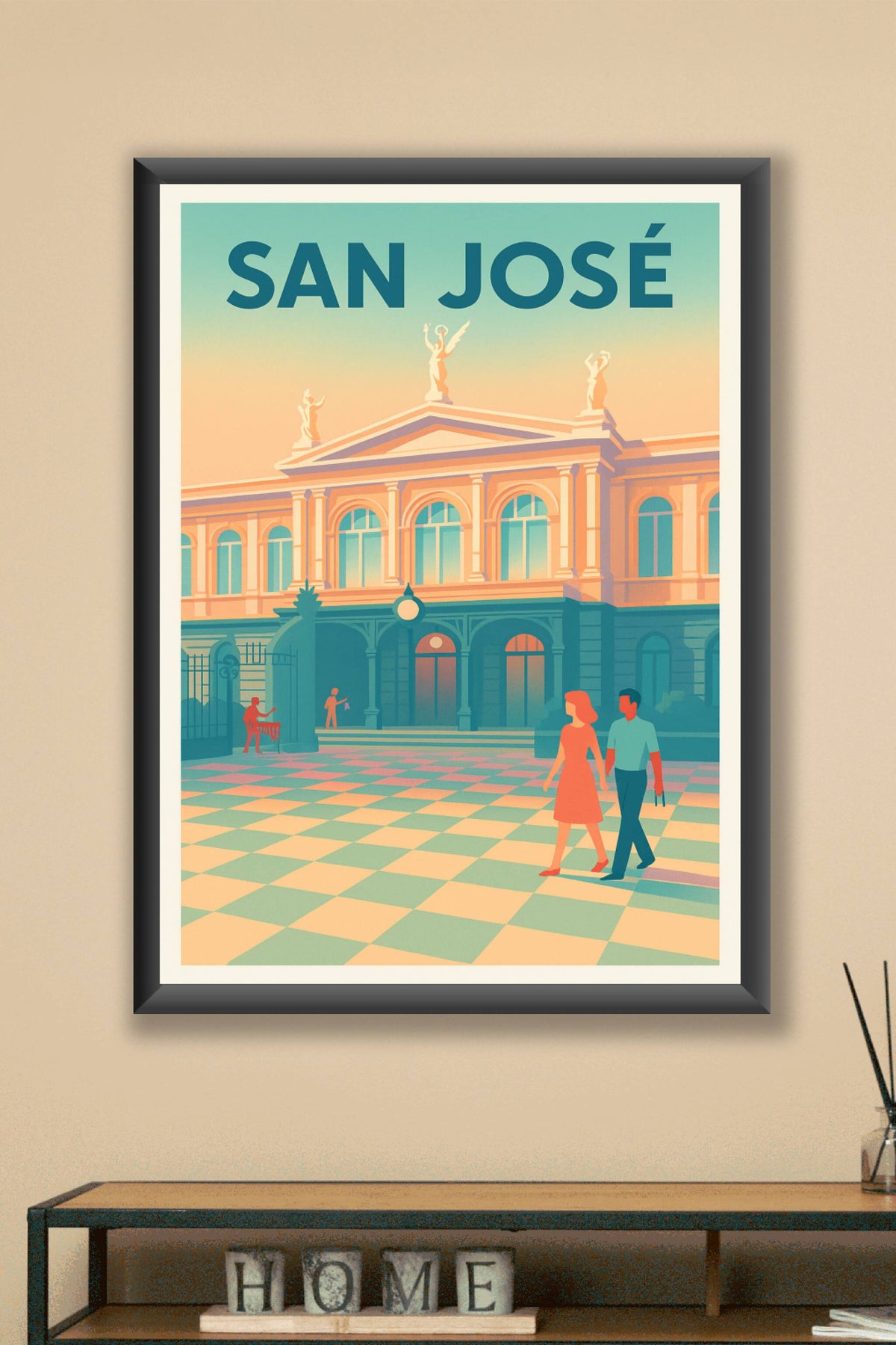 Affiche de San José - L'élégance intemporelle au cœur de la ville