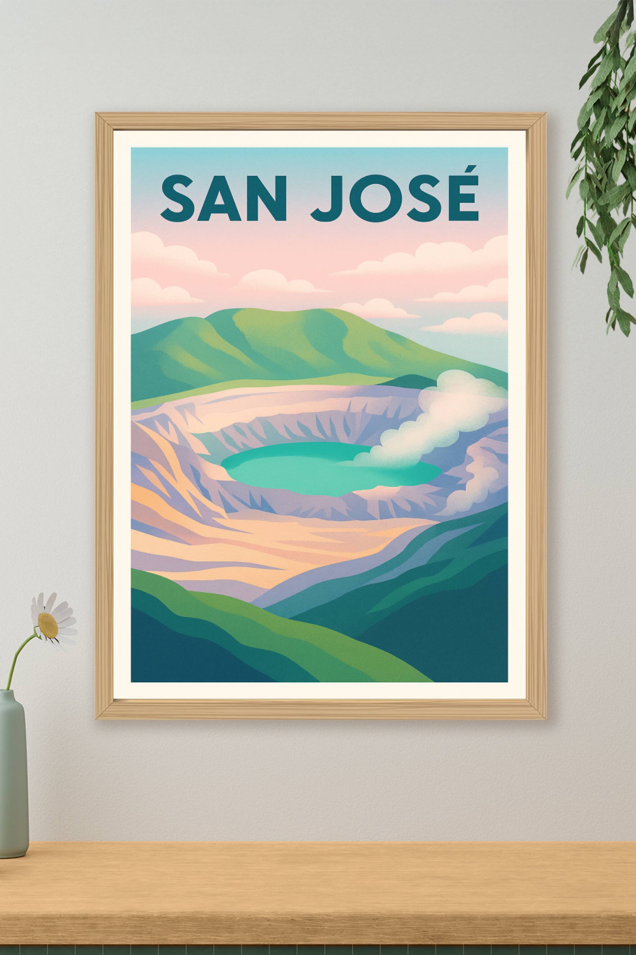 Affiche de San José - L'émerveillement volcanique au cœur de la nature