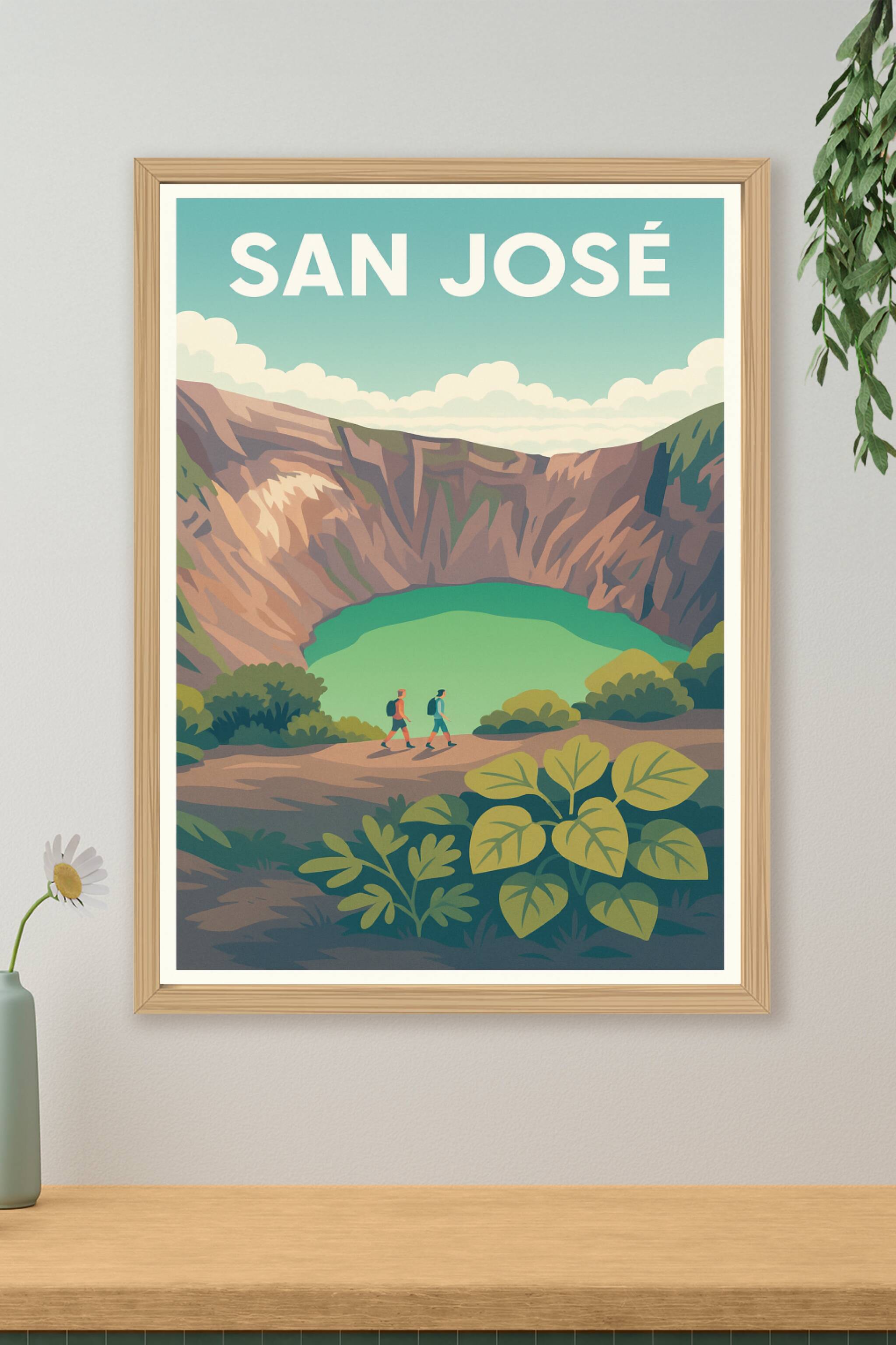 Affiche de San José - Aventure au cœur du Cratère Vert