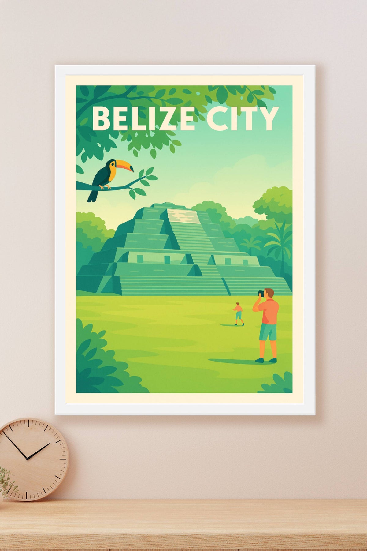 Affiche de Belize City - Voyage au cœur des pyramides mystérieuses