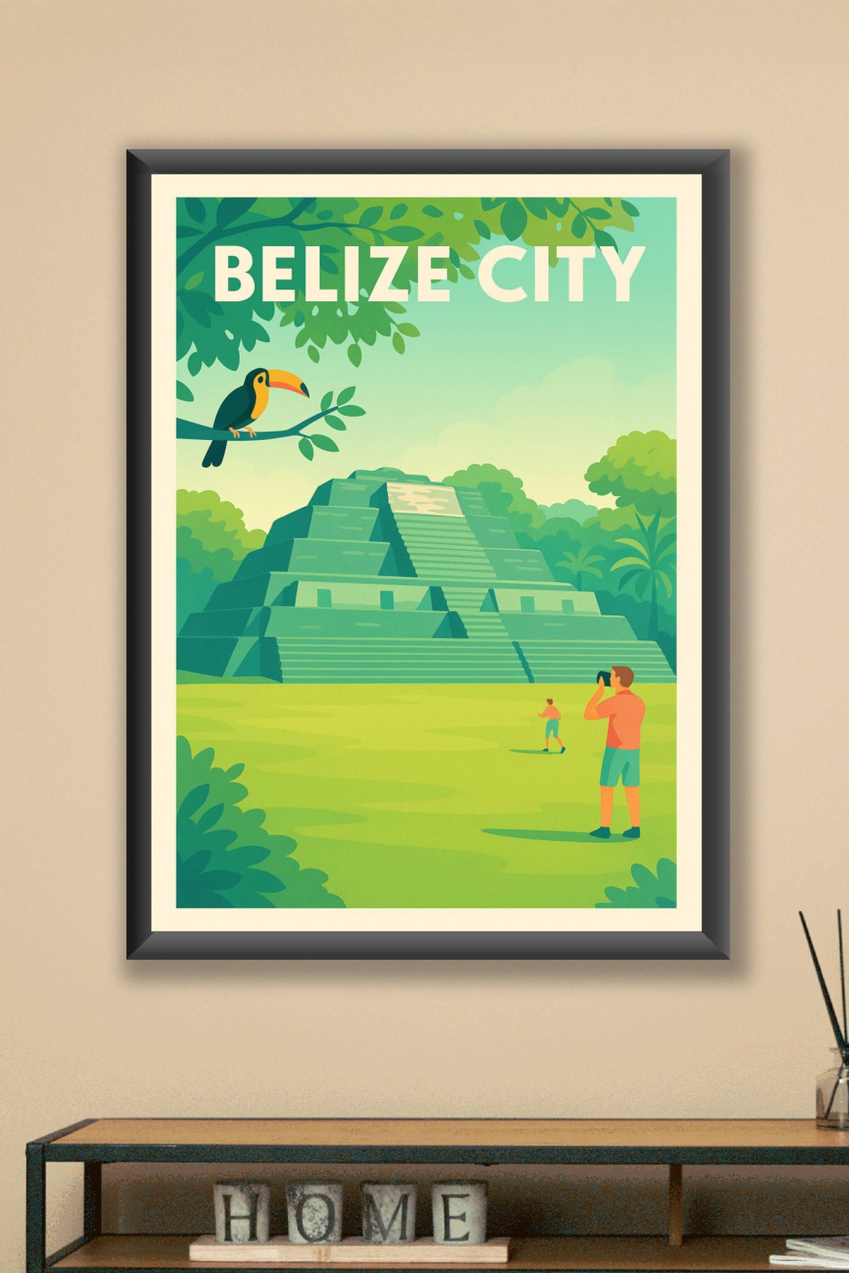 Affiche de Belize City - Voyage au cœur des pyramides mystérieuses
