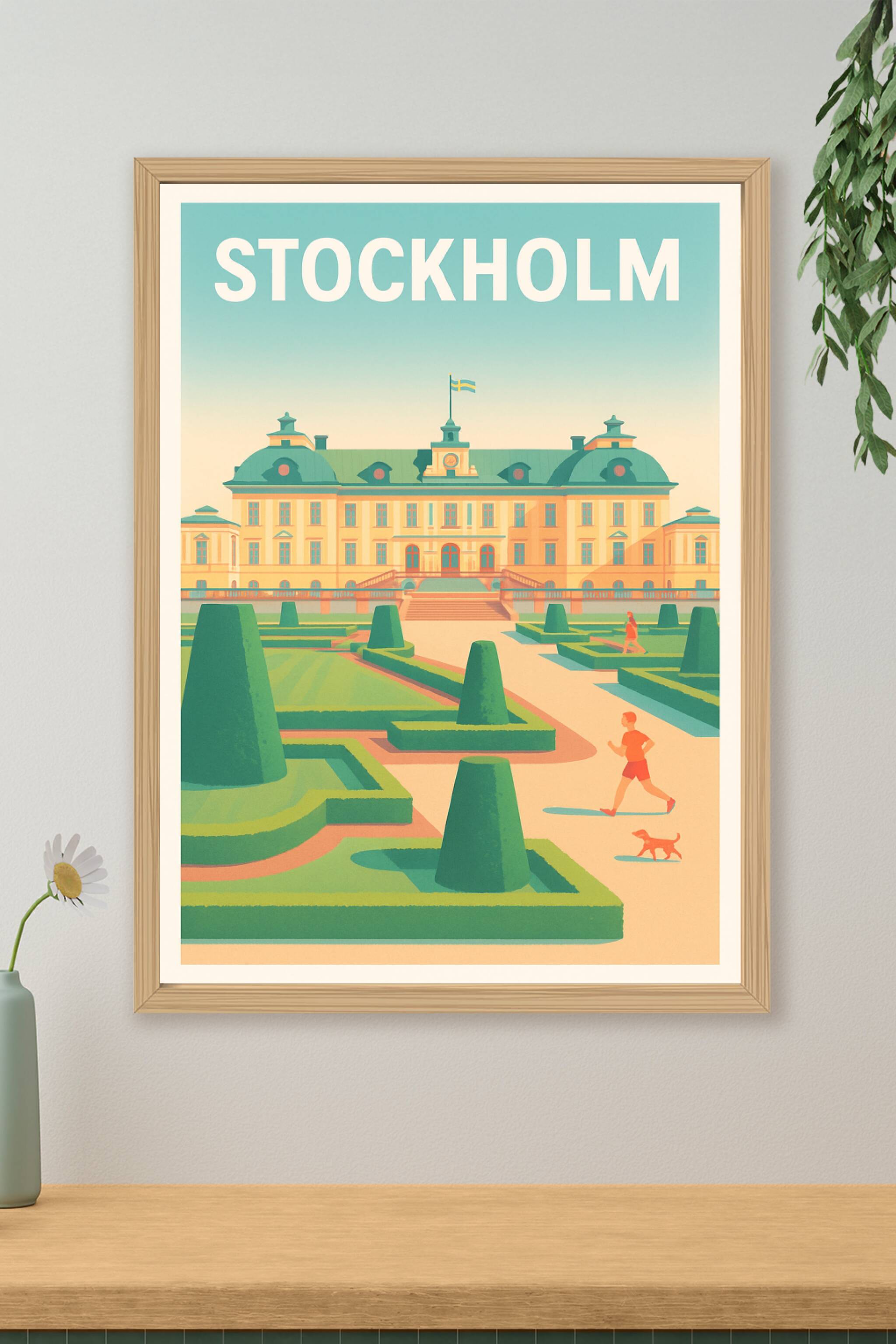 Affiche de Stockholm - L'élégance paisible de la capitale suédoise