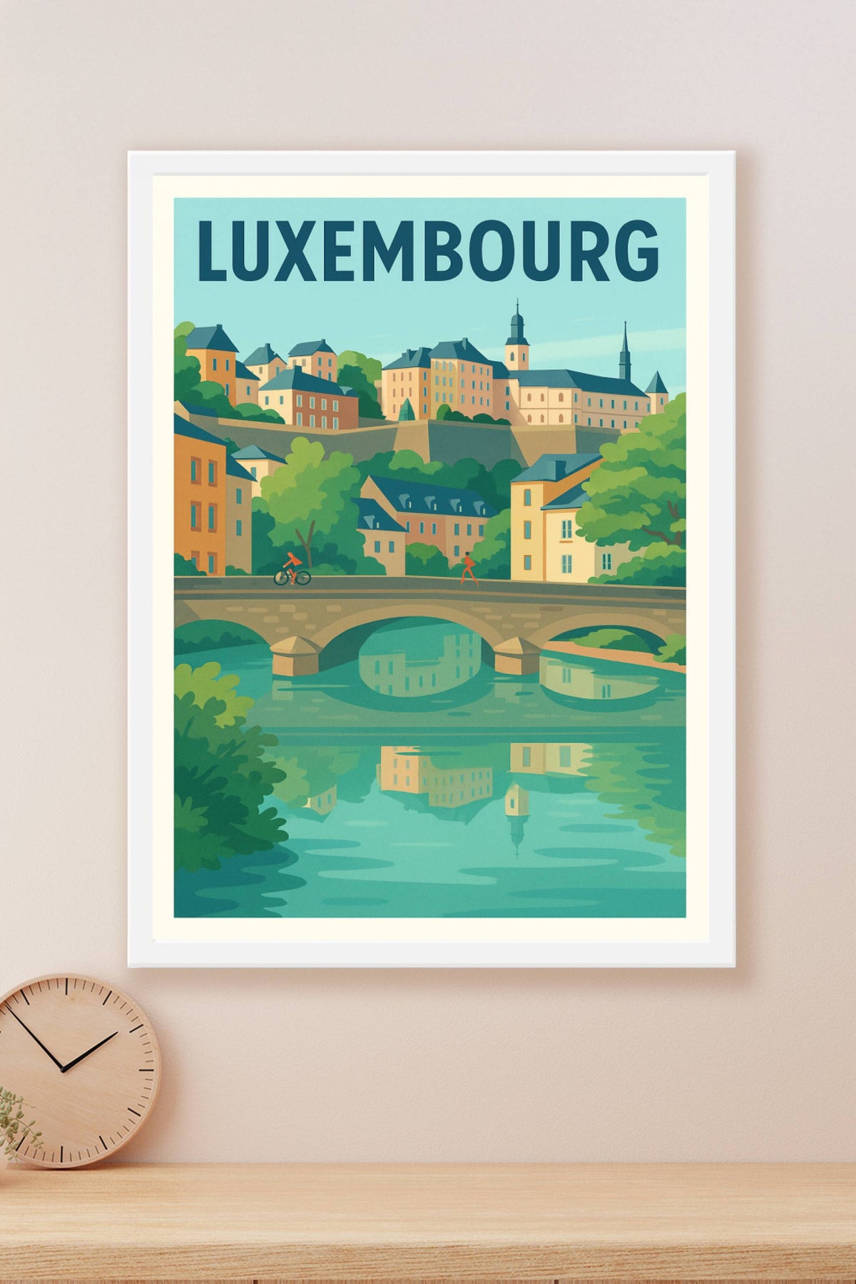 Affiche de Luxembourg - Charme et sérénité au cœur de la ville