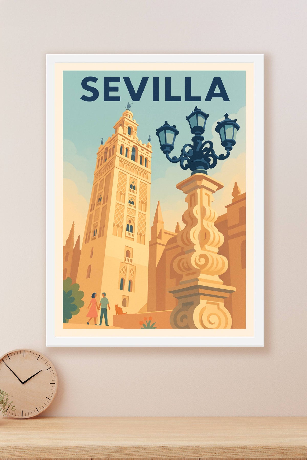 Affiche de Séville - Voyage au cœur de l'Andalousie historique