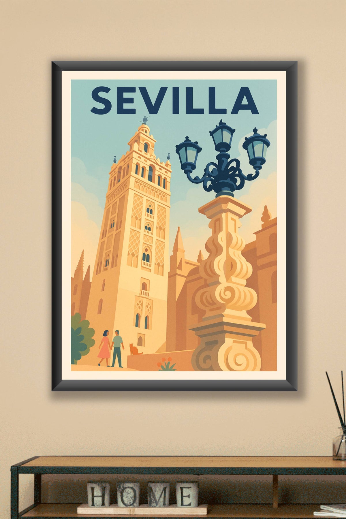 Affiche de Séville - Voyage au cœur de l'Andalousie historique