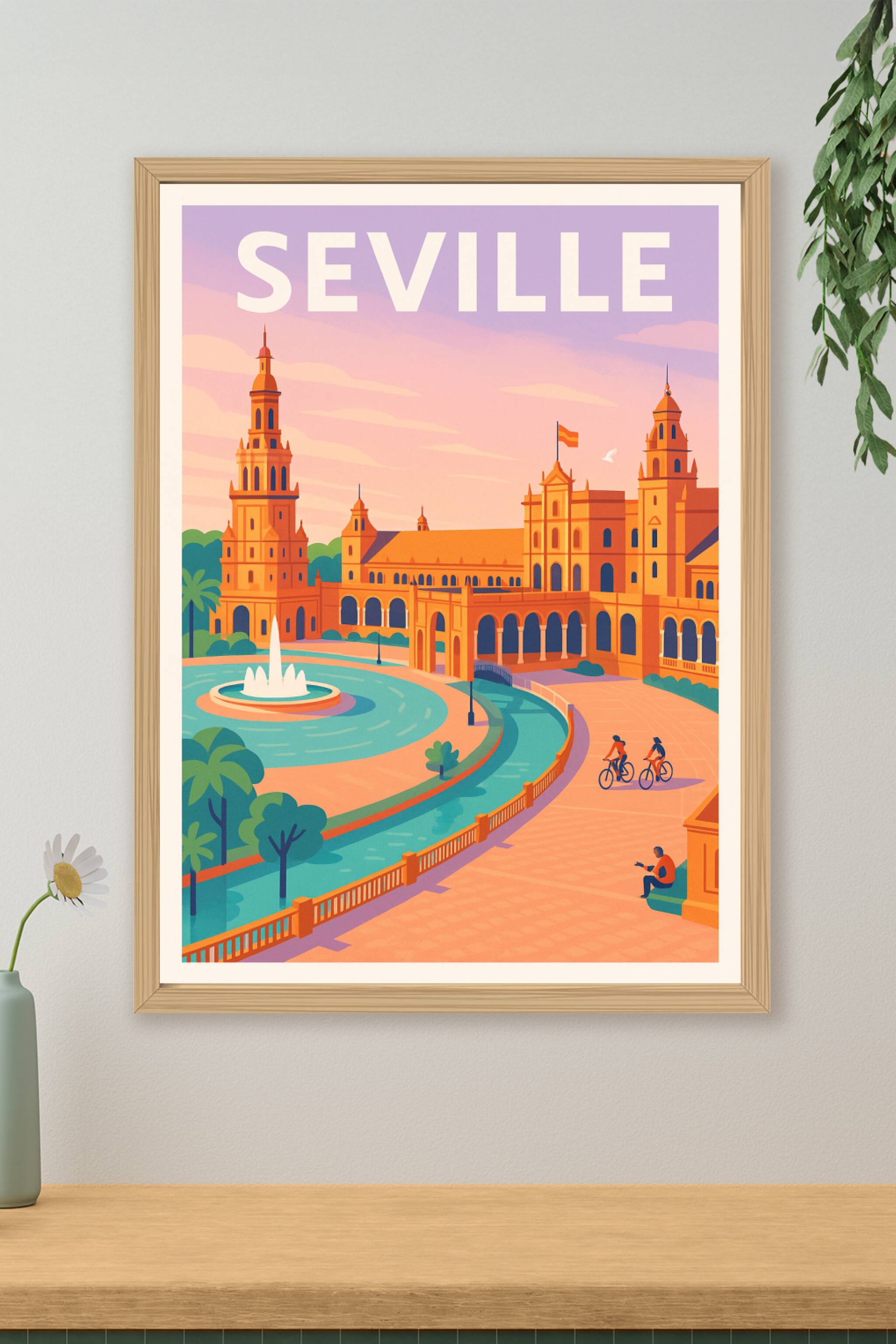 Affiche de Séville - L'élégance intemporelle andalouse