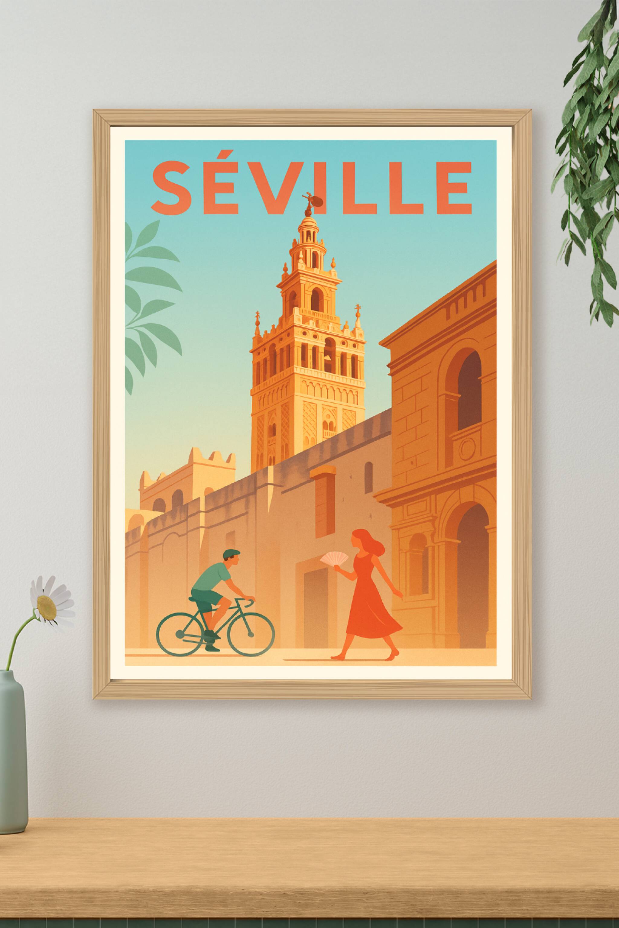 Affiche de Séville - L’élégance intemporelle andalouse