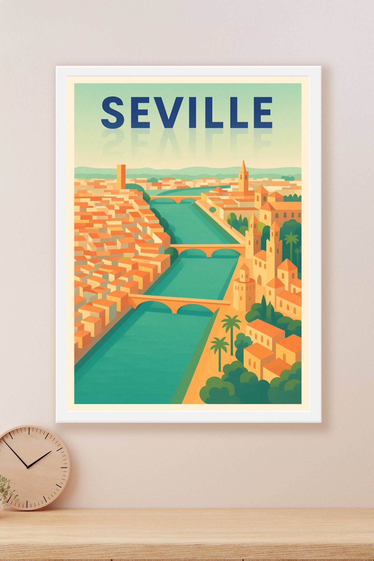 Affiche de Séville - L'élégance intemporelle andalouse