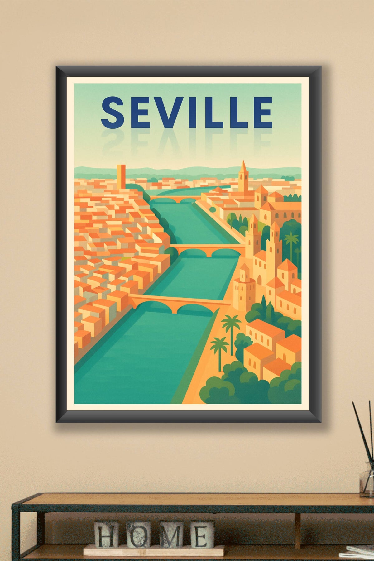 Affiche de Séville - L'élégance intemporelle andalouse