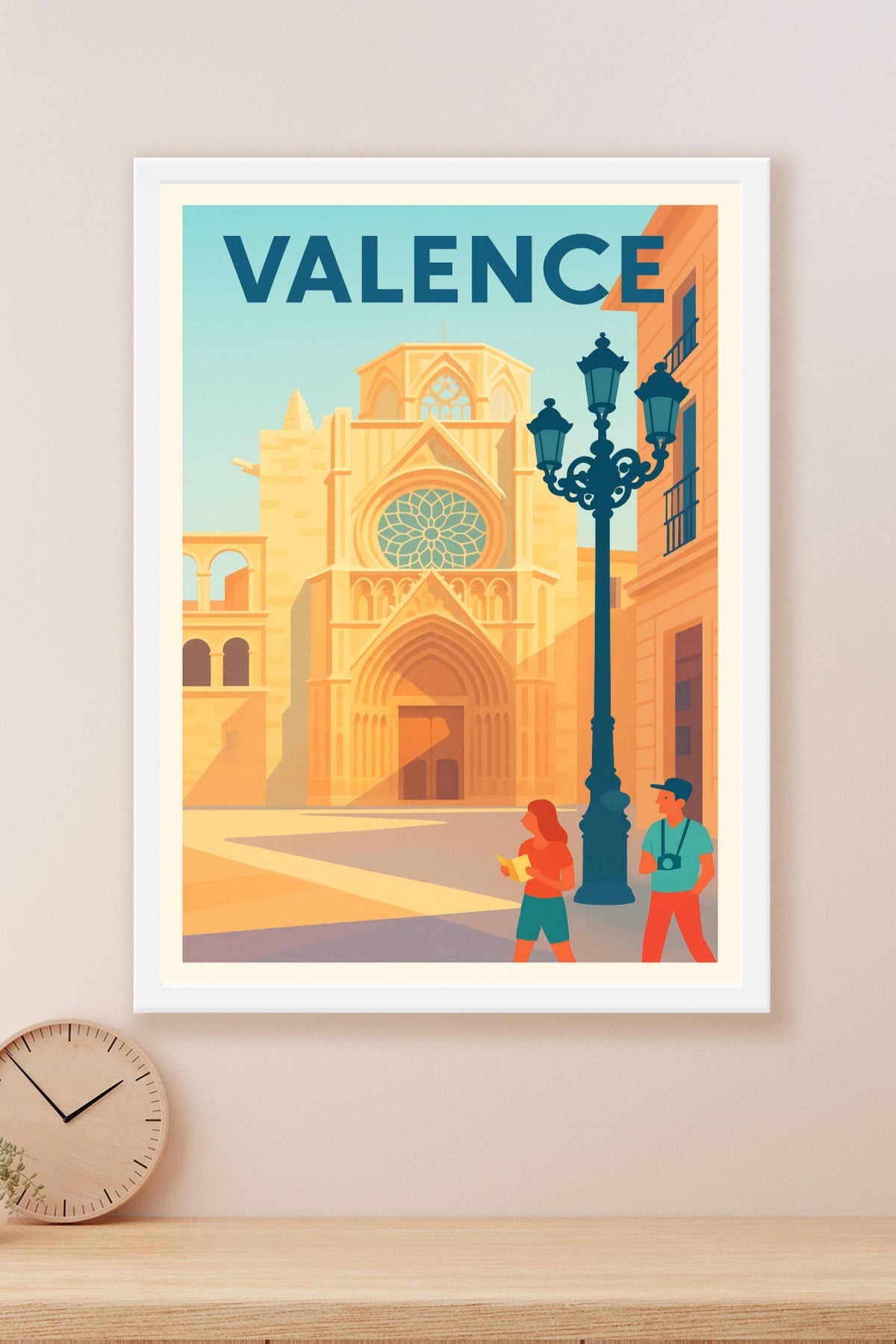 Affiche de Valence - L'élégance historique au cœur de la Drôme