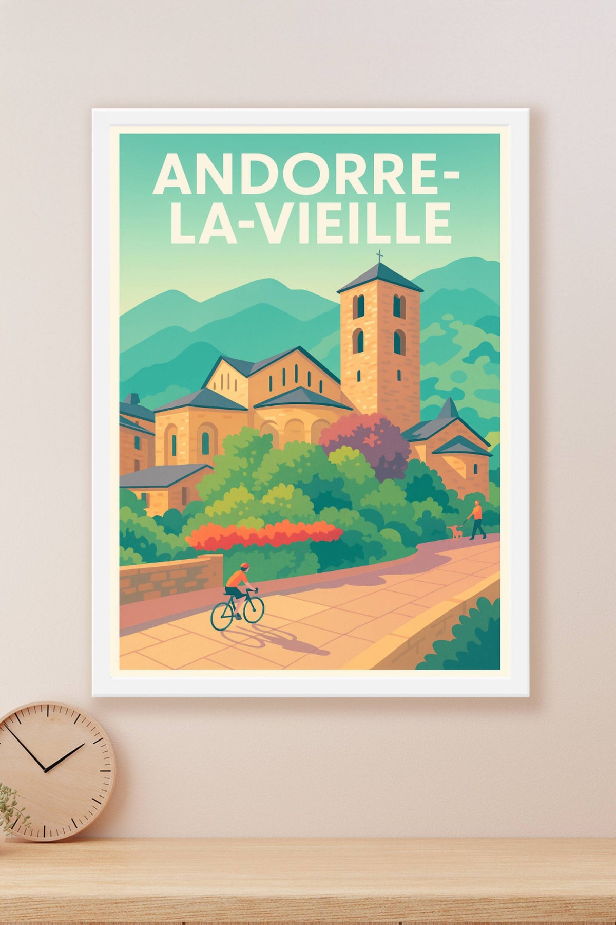 Affiche de Andorre-la-Vieille - Charme et nature au cœur des Pyrénées
