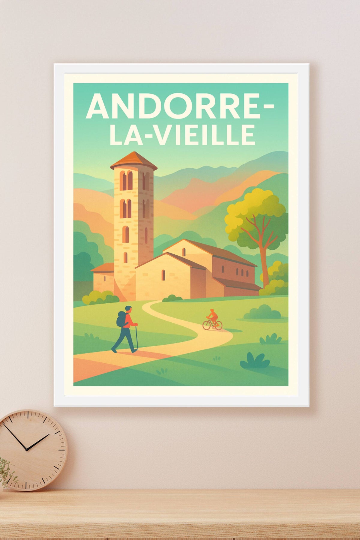 Affiche de Andorre-la-Vieille - Charme et nature au cœur des Pyrénées