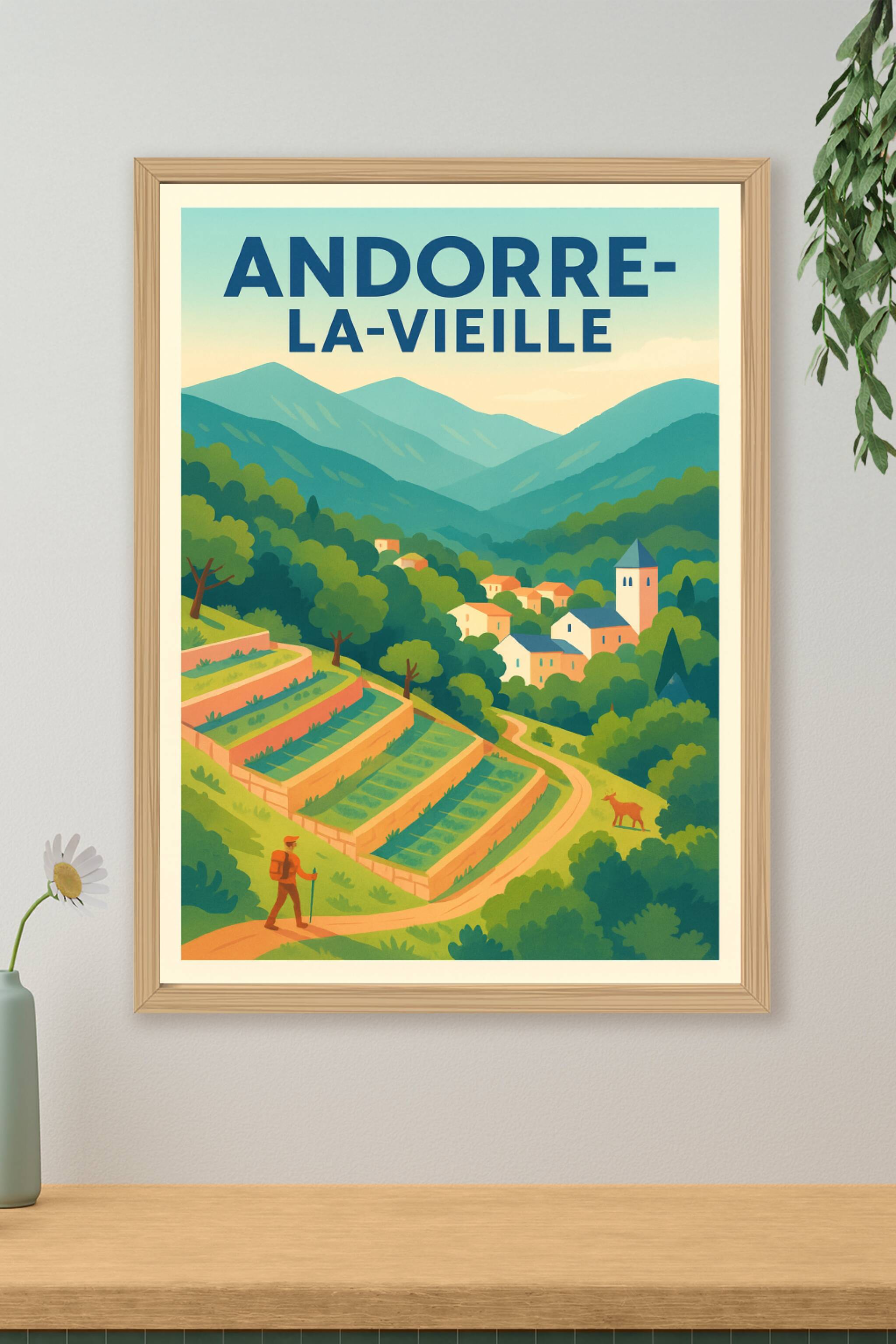 Affiche de Andorre-la-Vieille - Escapade nature et charme montagnard