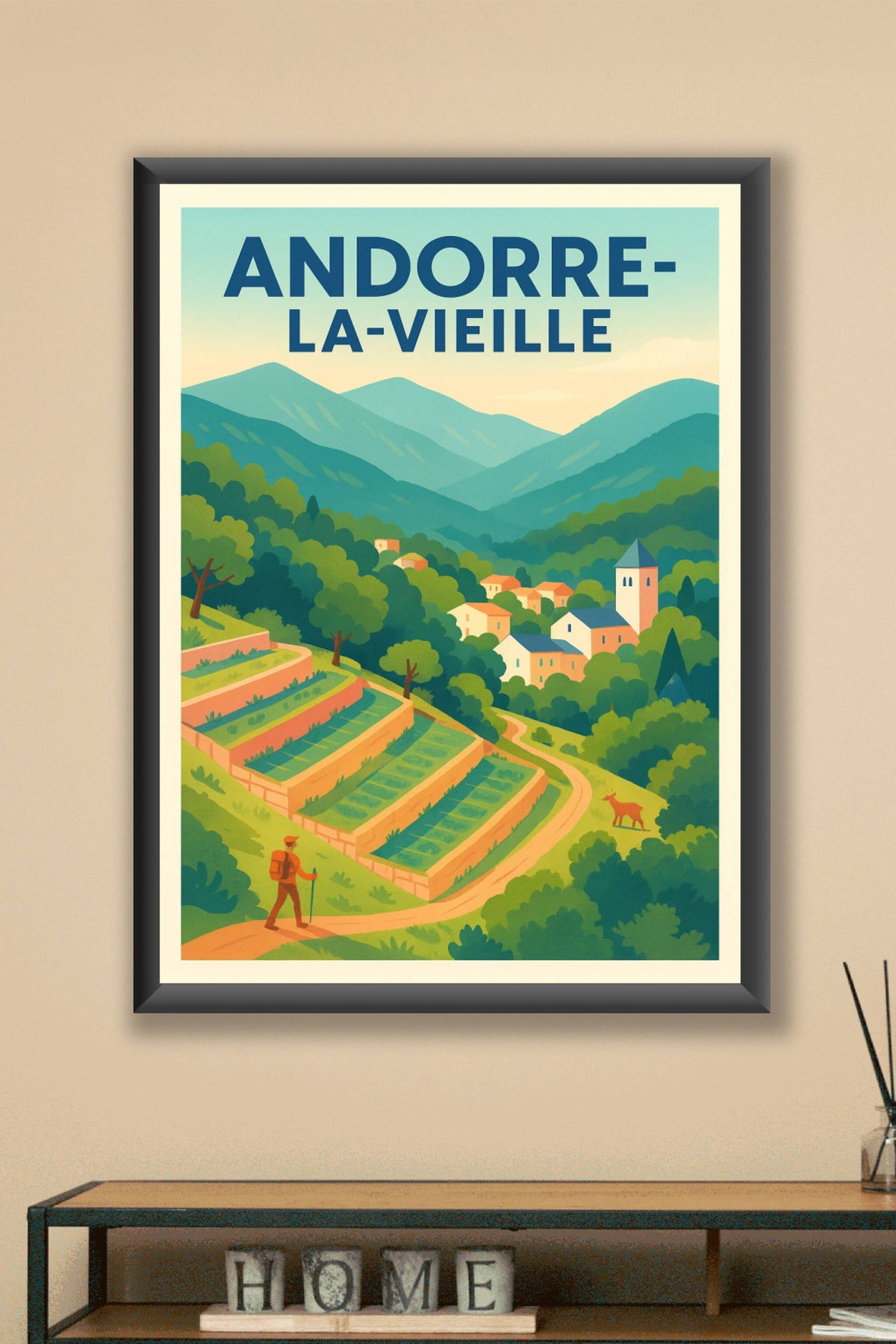 Affiche de Andorre-la-Vieille - Escapade nature et charme montagnard