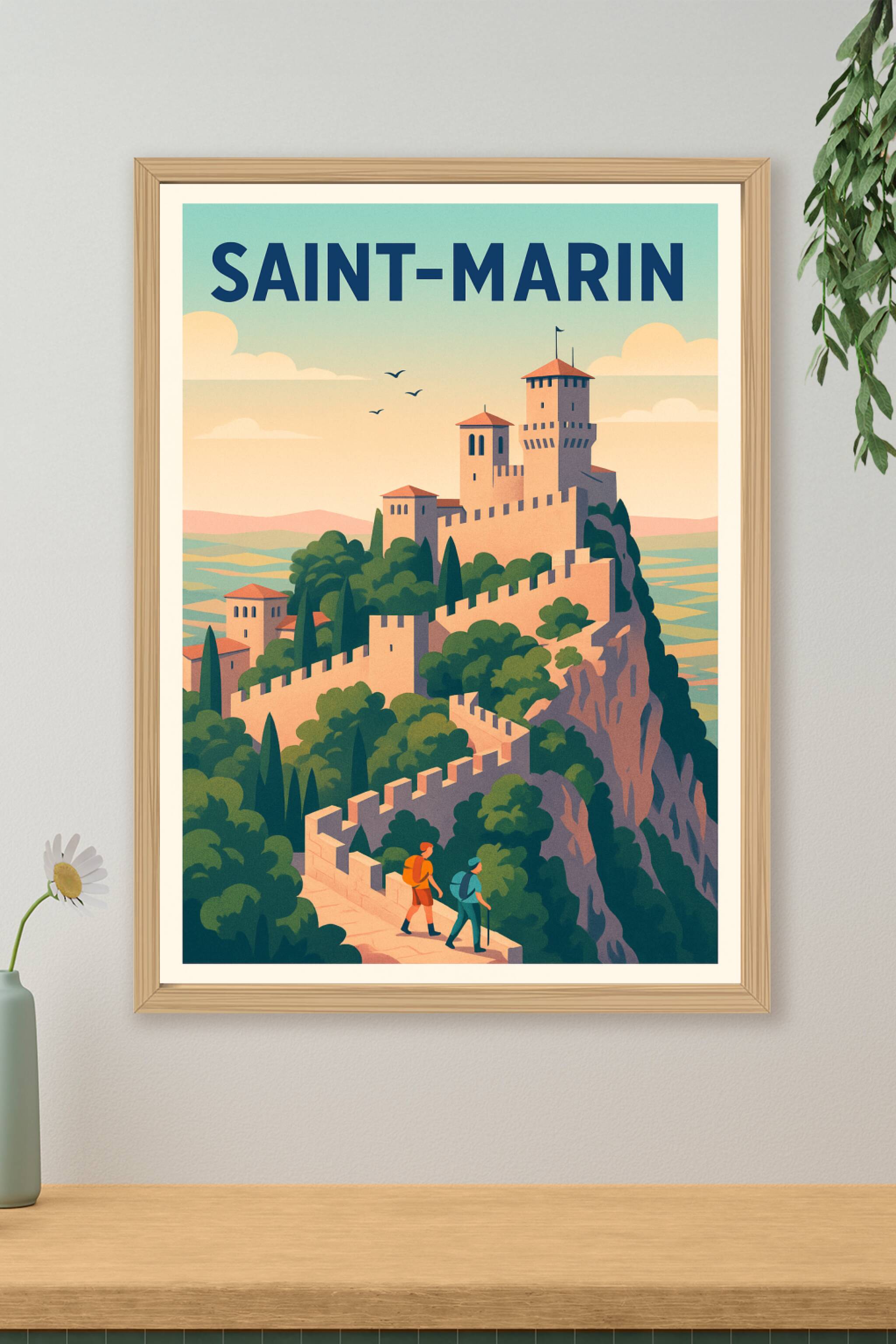 Affiche de Saint-Marin - Une forteresse au sommet de l'histoire