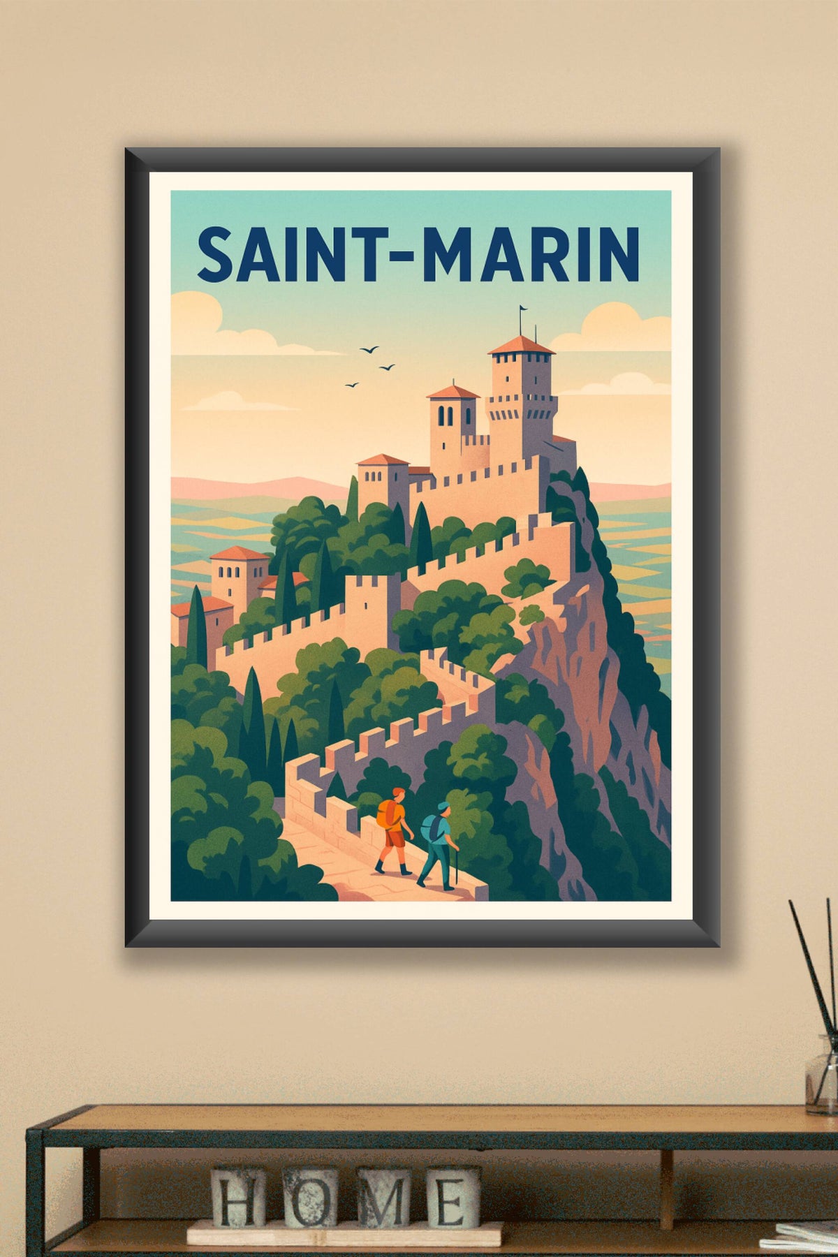 Affiche de Saint-Marin - Une forteresse au sommet de l'histoire