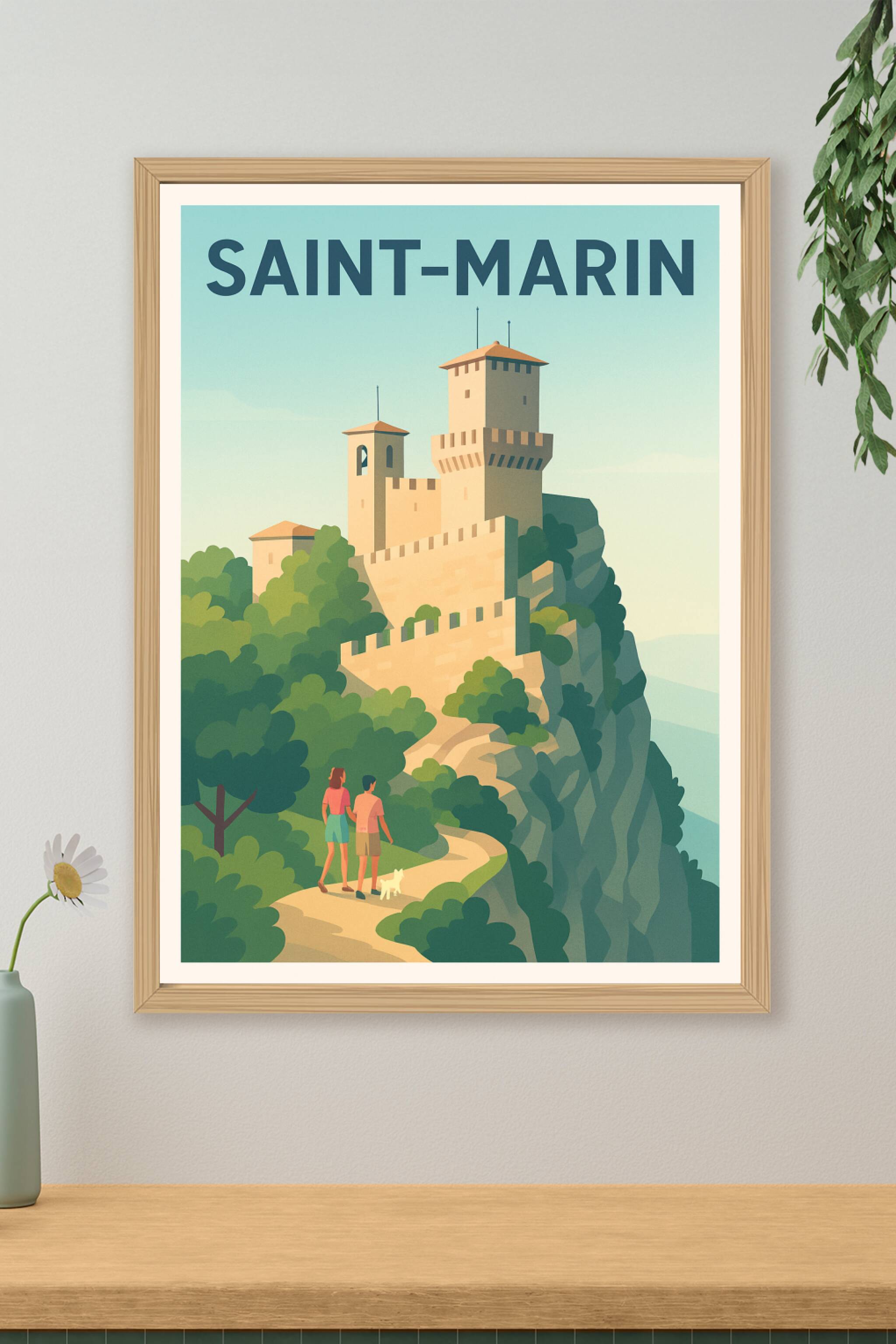 Affiche de Saint-Marin - L'évasion au sommet de la République