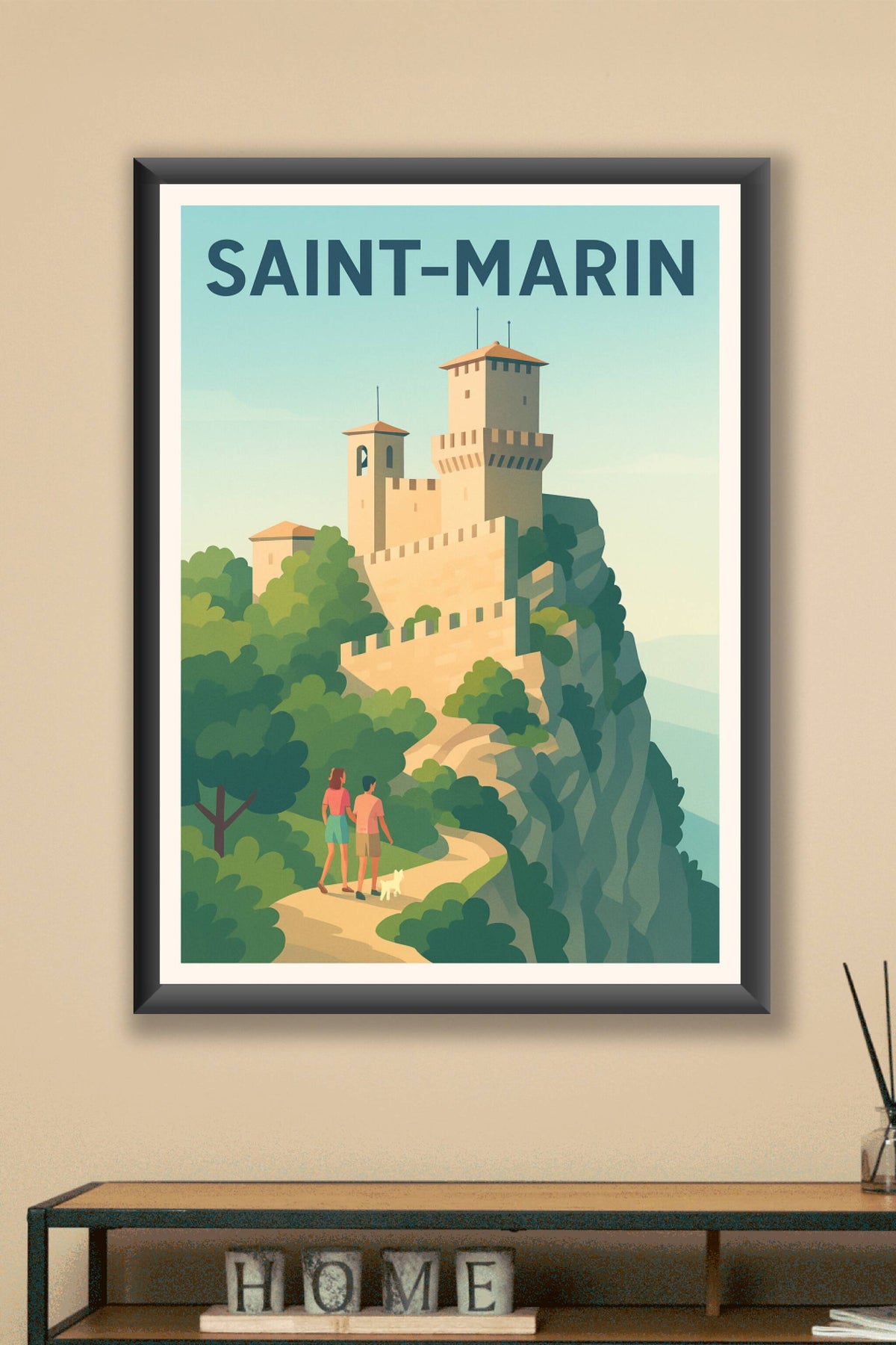 Affiche de Saint-Marin - L'évasion au sommet de la République