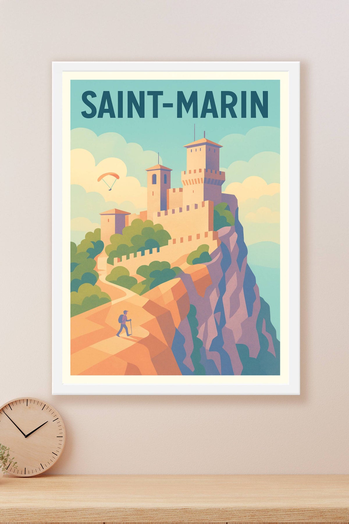 Affiche de Saint-Marin - Voyage au cœur de la forteresse historique