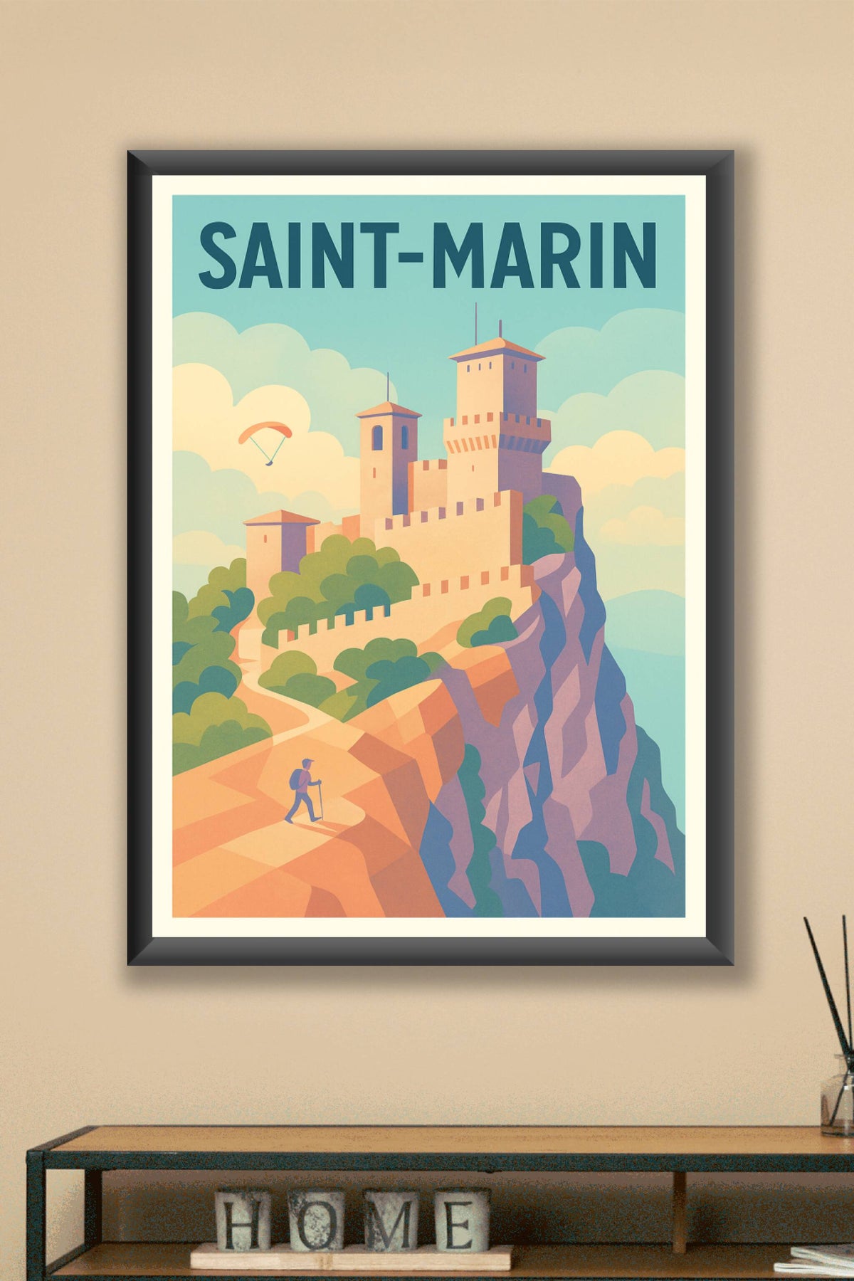 Affiche de Saint-Marin - Voyage au cœur de la forteresse historique