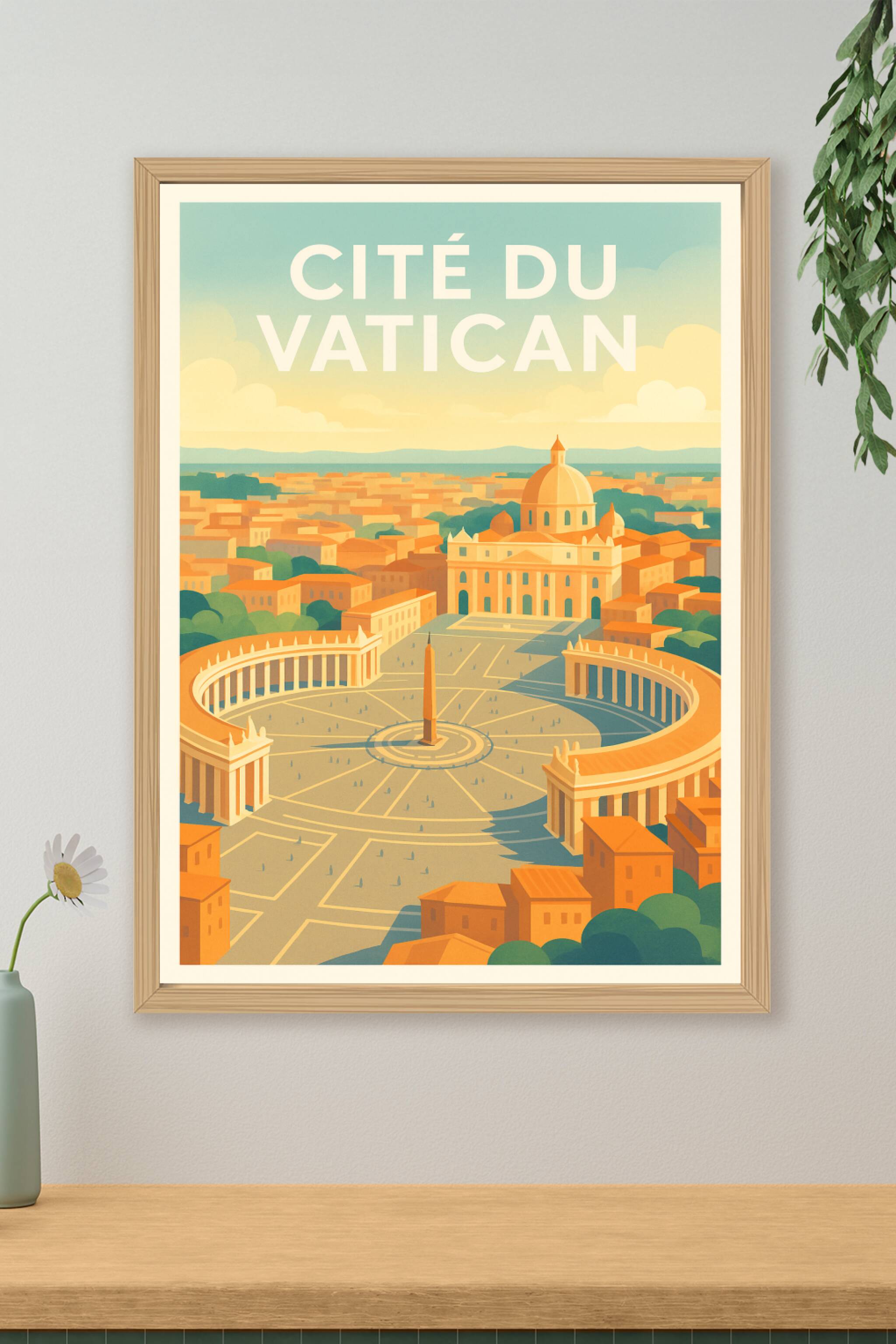Affiche de Cité du Vatican - L'élégance sacrée au cœur de la Rome éternelle