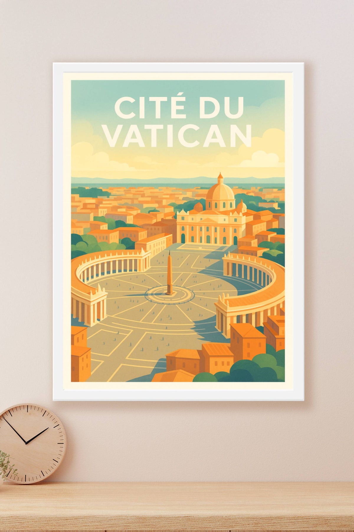 Affiche de Cité du Vatican - L'élégance sacrée au cœur de la Rome éternelle
