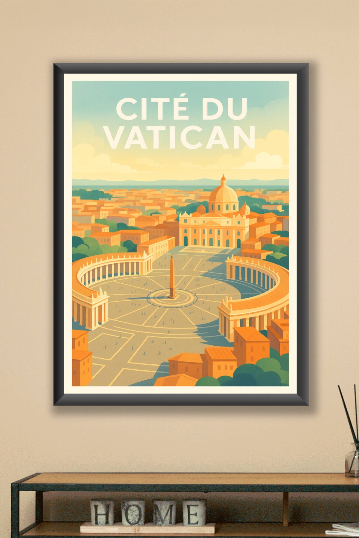 Affiche de Cité du Vatican - L'élégance sacrée au cœur de la Rome éternelle