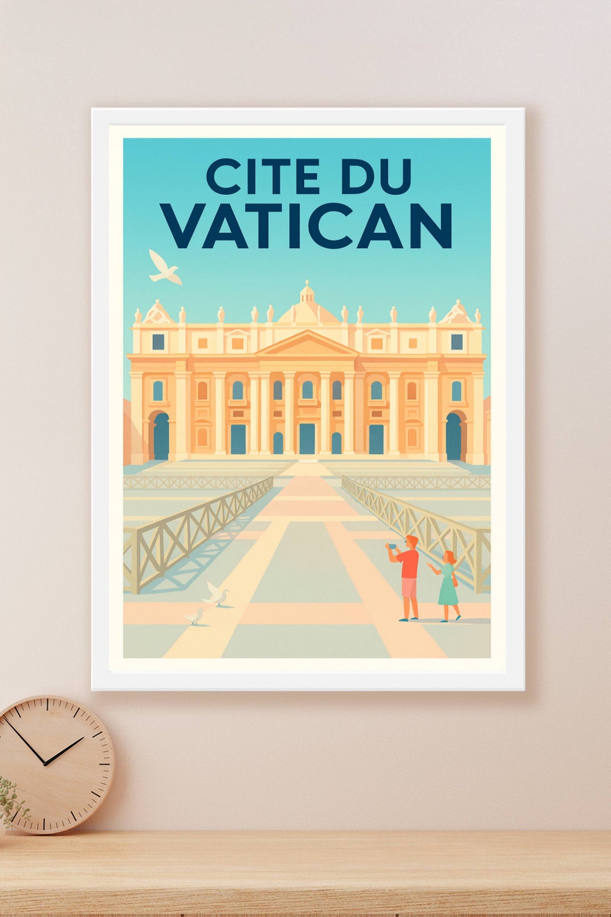Affiche de Cité du Vatican - L'élégance intemporelle au cœur de la cité papale