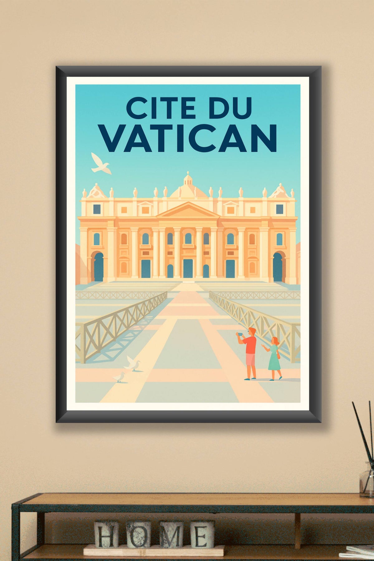 Affiche de Cité du Vatican - L'élégance intemporelle au cœur de la cité papale