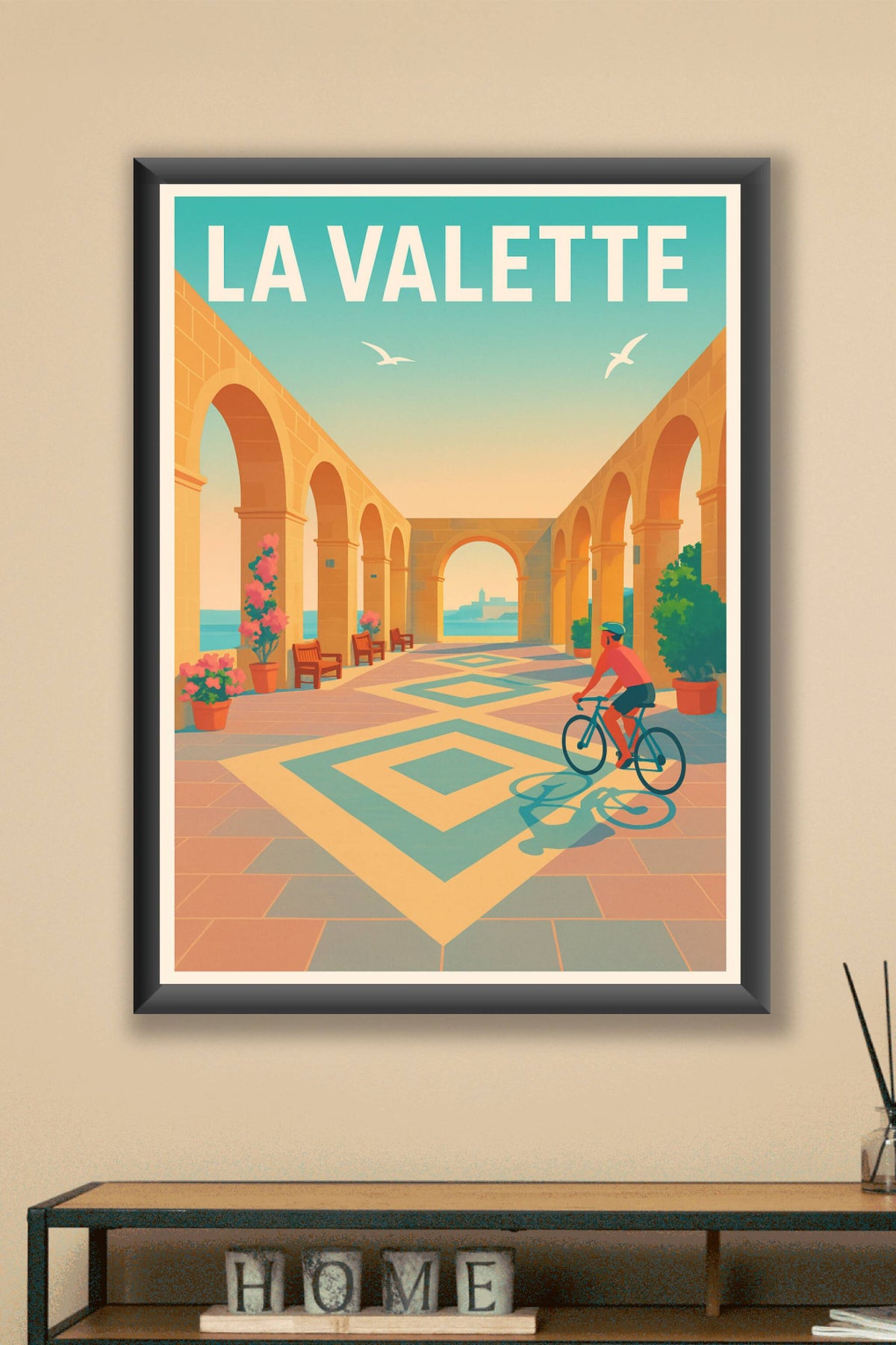 Affiche de La Valette - Échappée méditerranéenne en lumière dorée