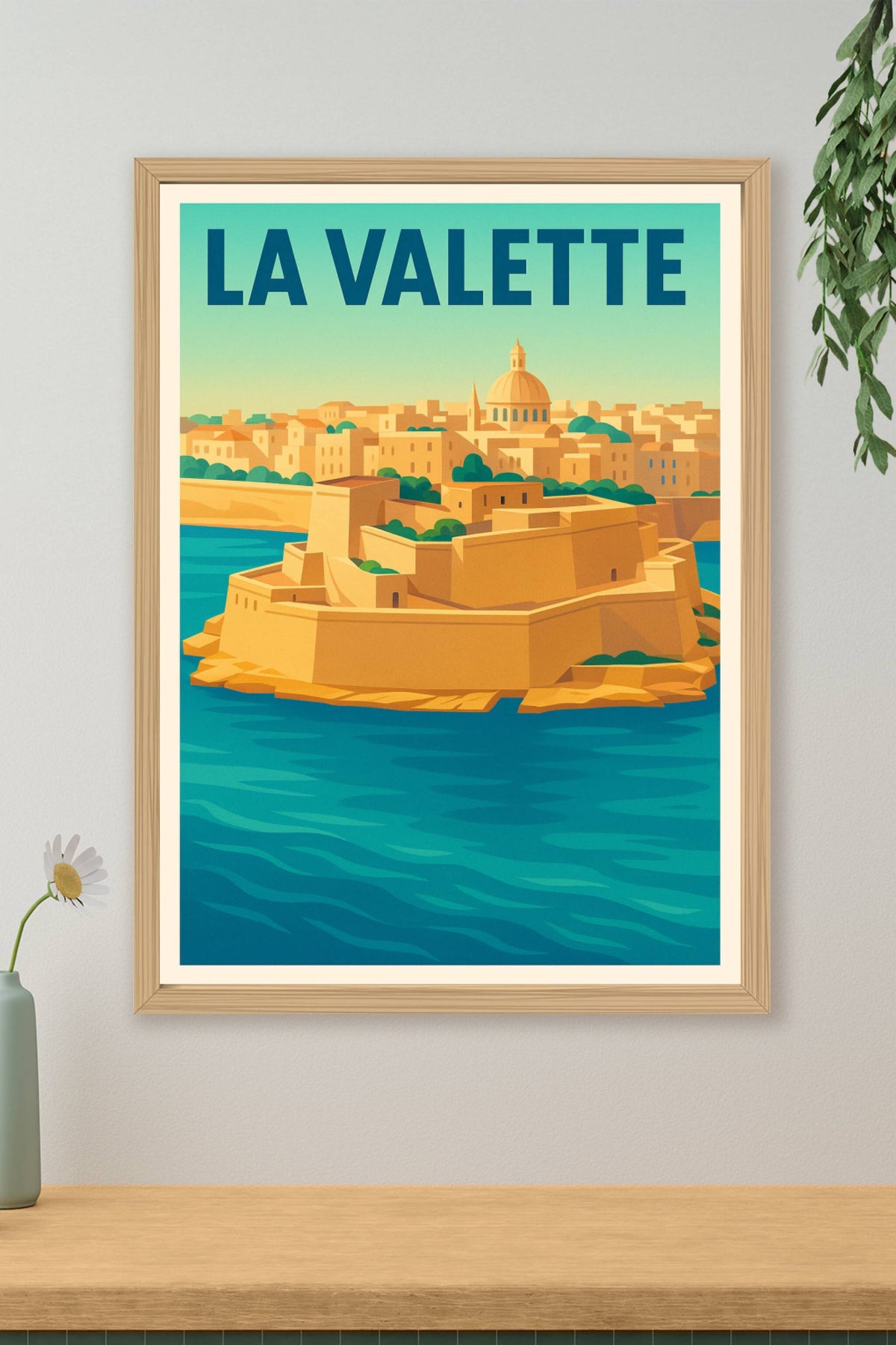 Affiche de La Valette - L'élégance méditerranéenne en poster