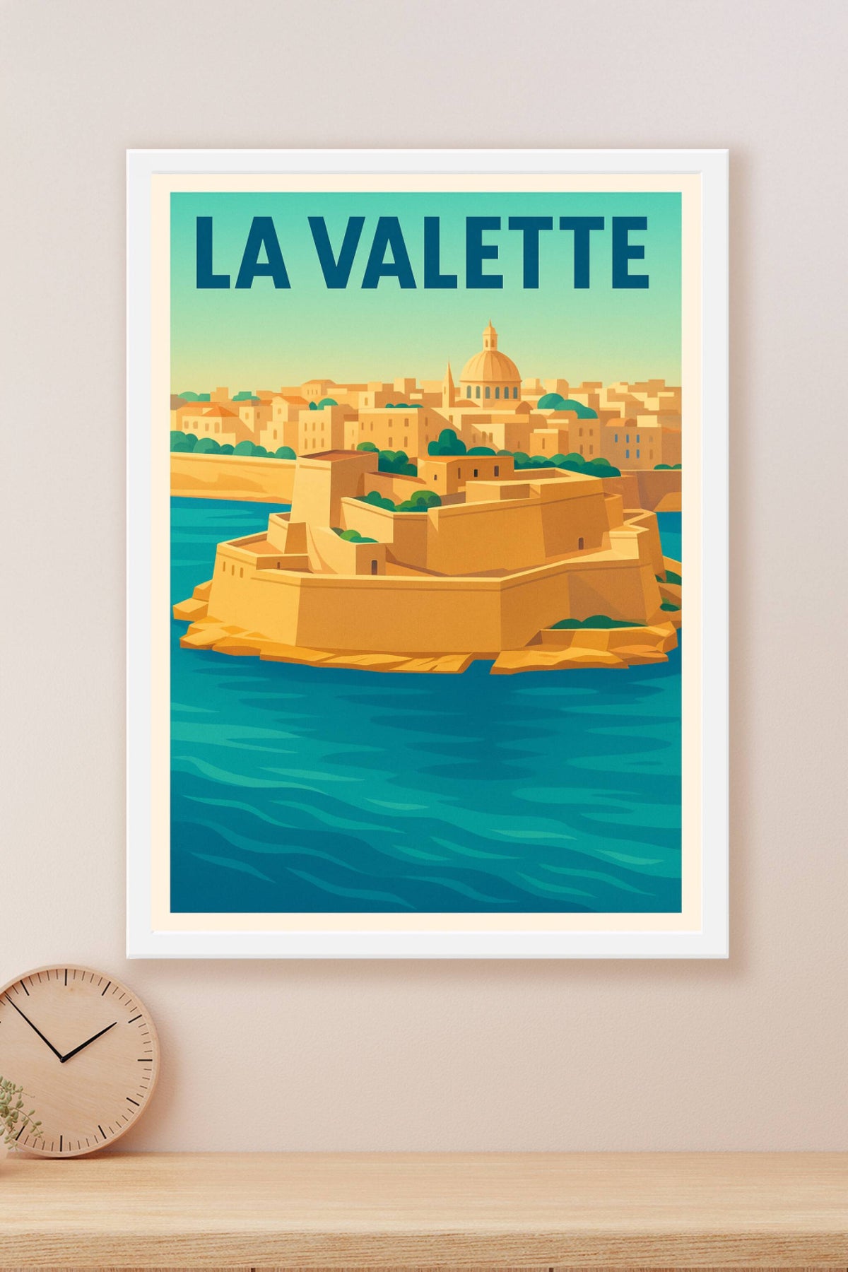 Affiche de La Valette - L'élégance méditerranéenne en poster