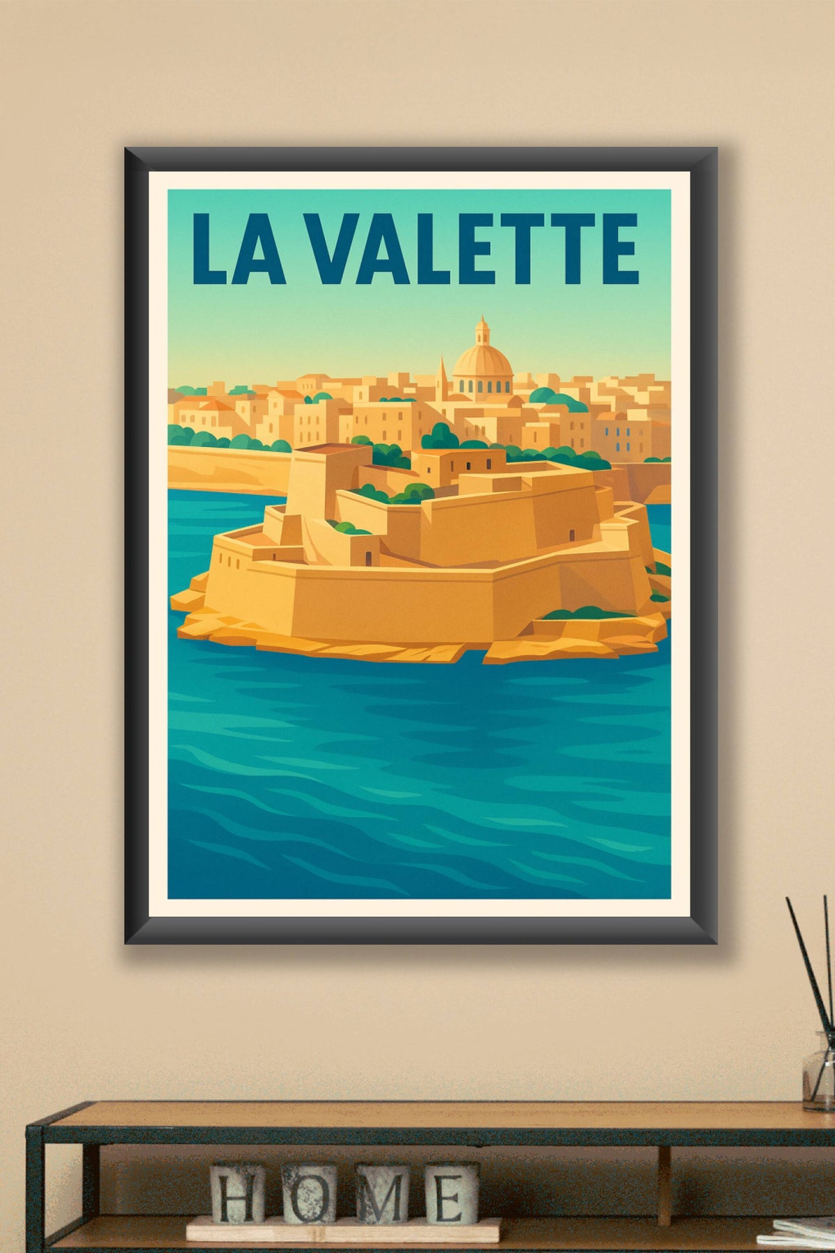 Affiche de La Valette - L'élégance méditerranéenne en poster