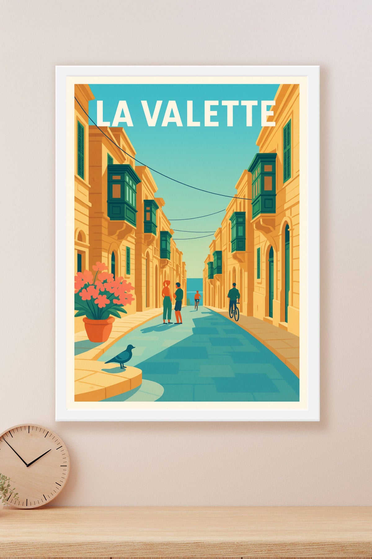 Affiche de La Valette - L'élégance du charme méditerranéen