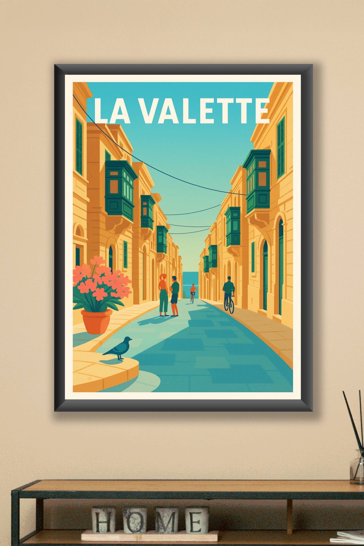 Affiche de La Valette - L'élégance du charme méditerranéen