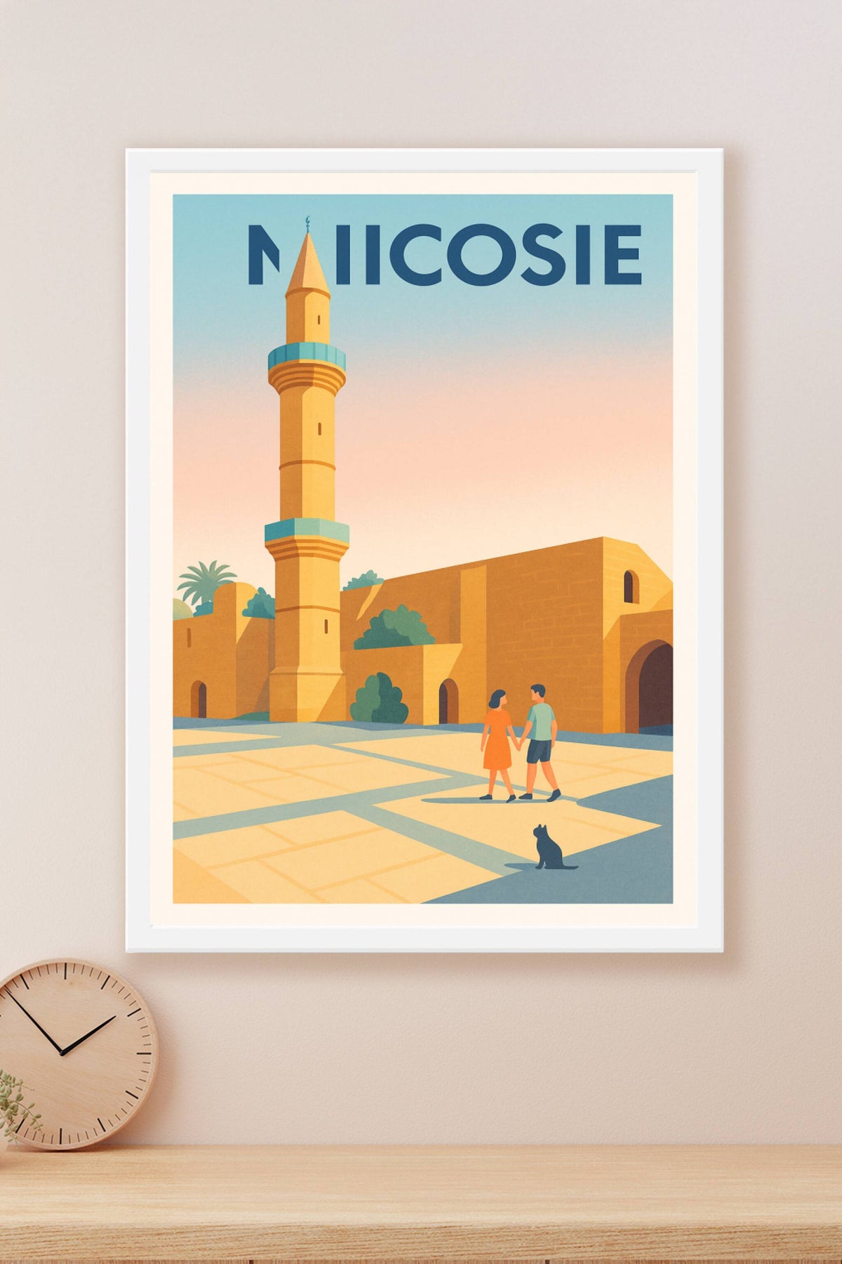 Affiche de Nicosie - Charme historique et douceur méditerranéenne