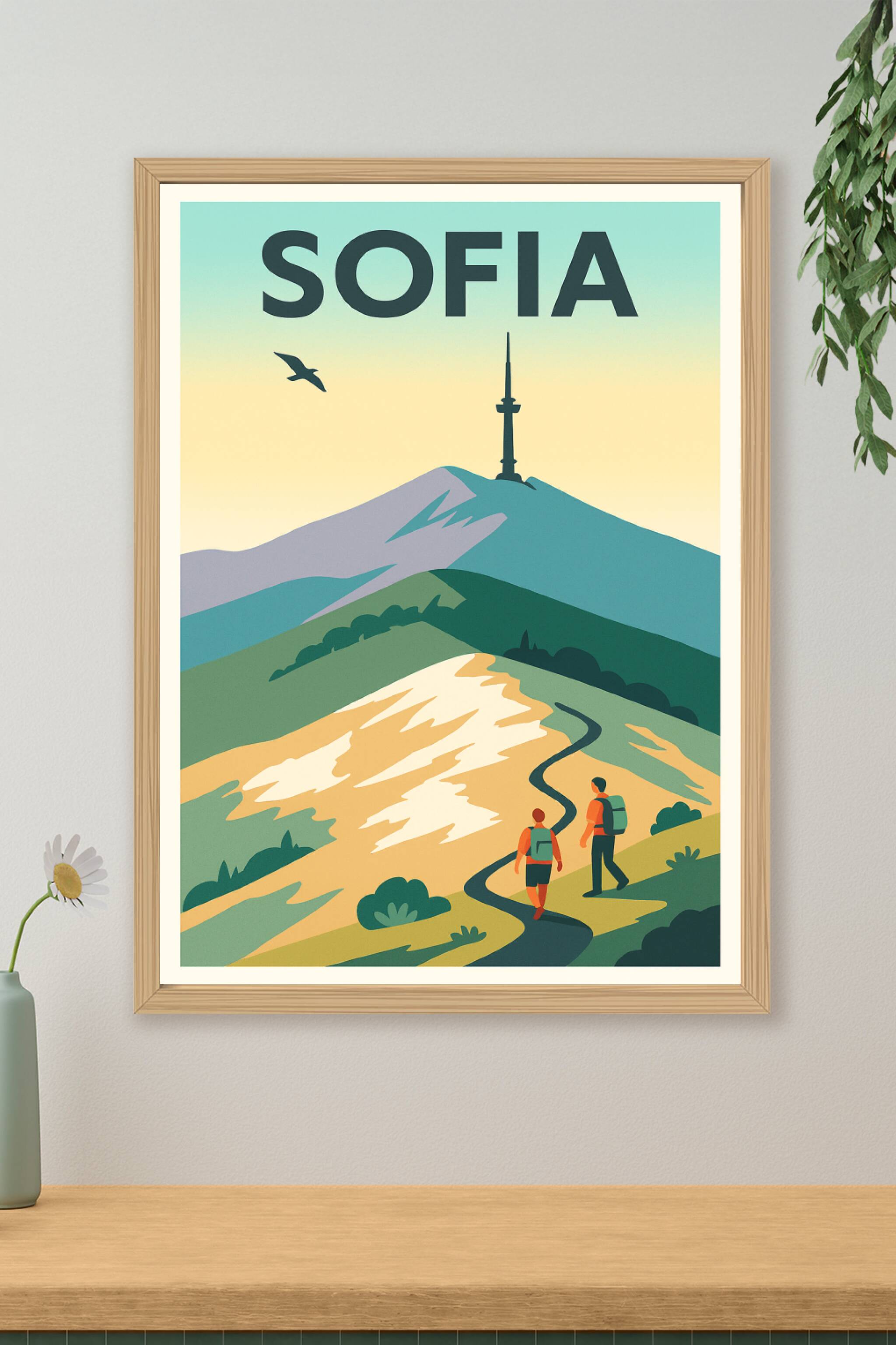 Affiche de Sofia - Promenade au sommet de Vitosha