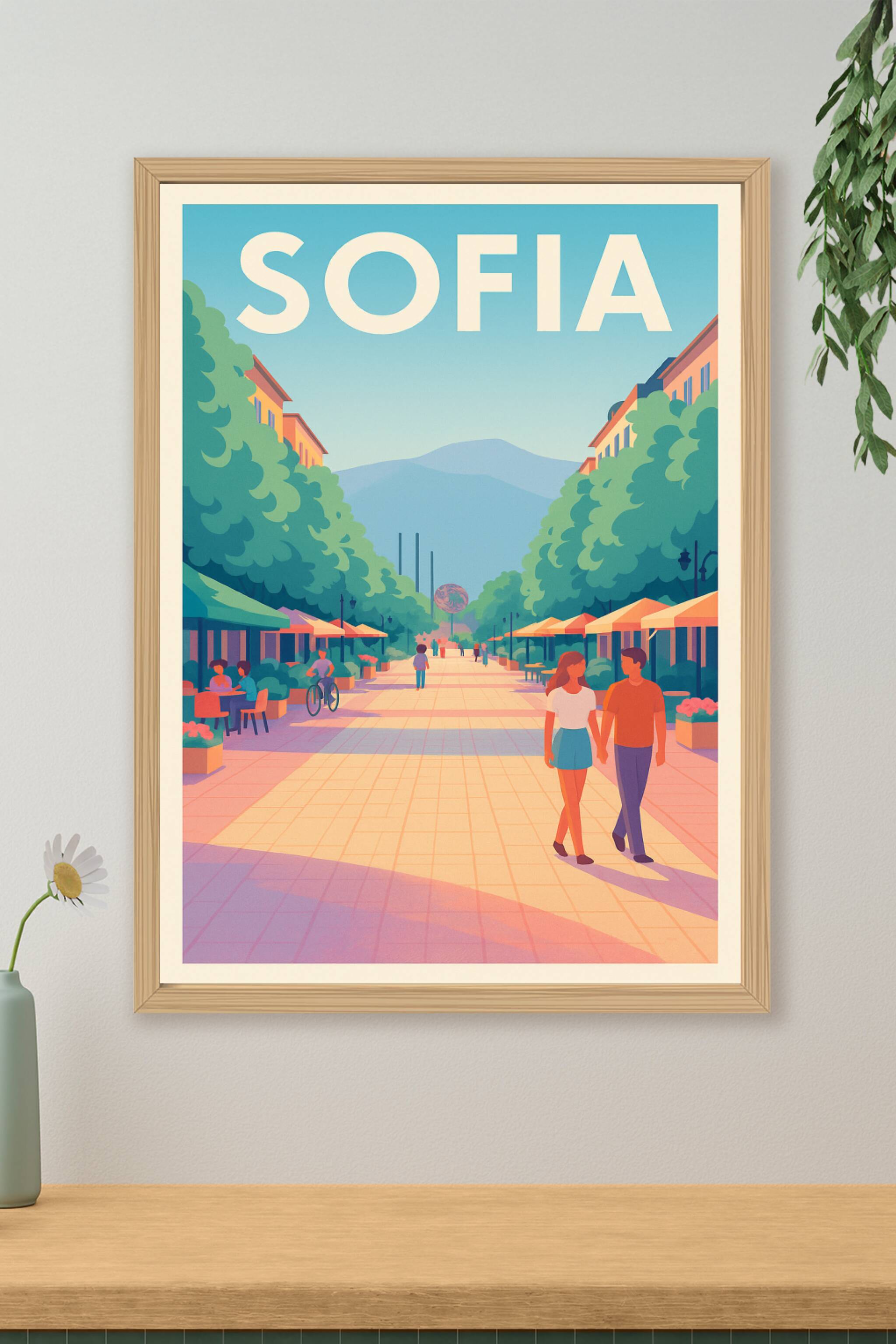 Affiche de Sofia - Promenade estivale au cœur de la capitale