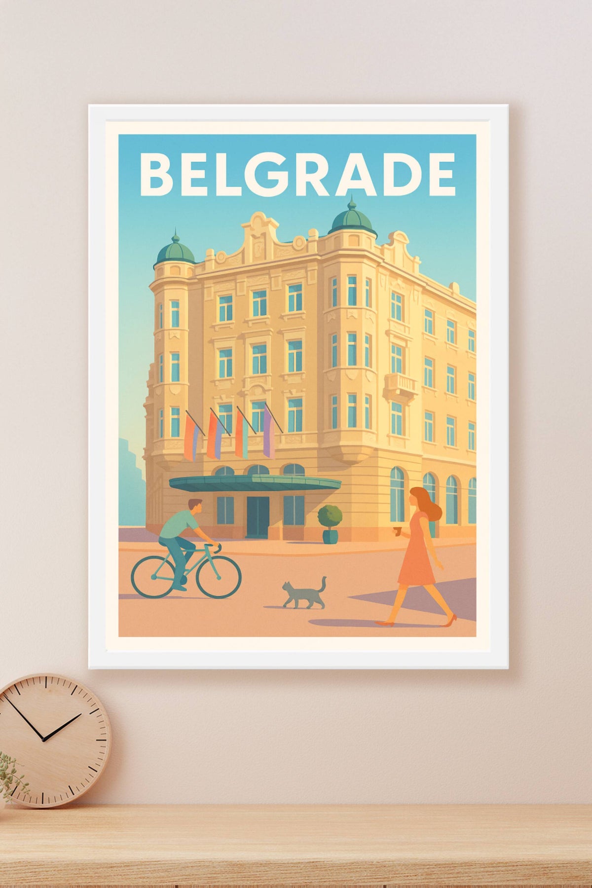 Affiche de Belgrade - Charme et détente au cœur de la ville
