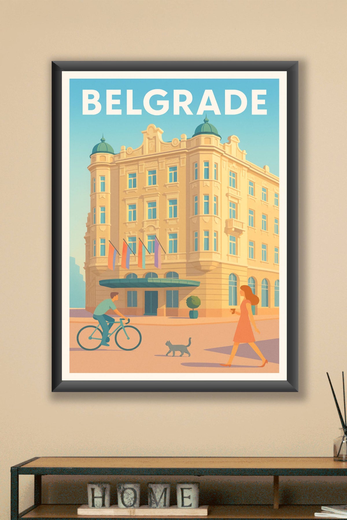Affiche de Belgrade - Charme et détente au cœur de la ville