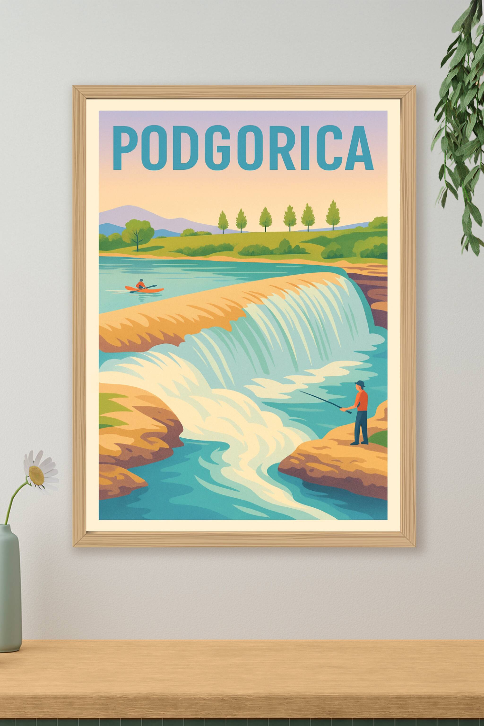 Affiche de Podgorica - Évasion nature au fil de l'eau