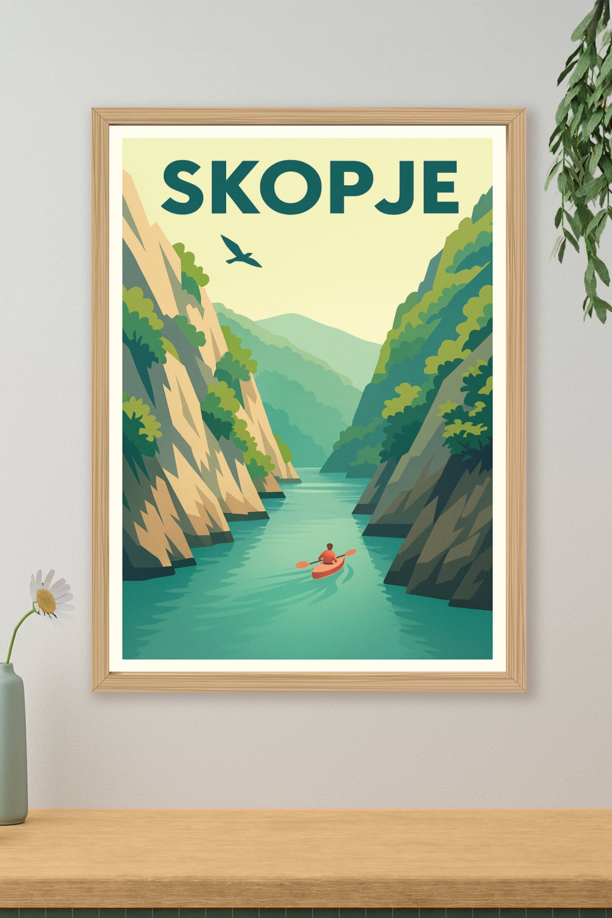 Affiche de Skopje - Évasion en pleine nature