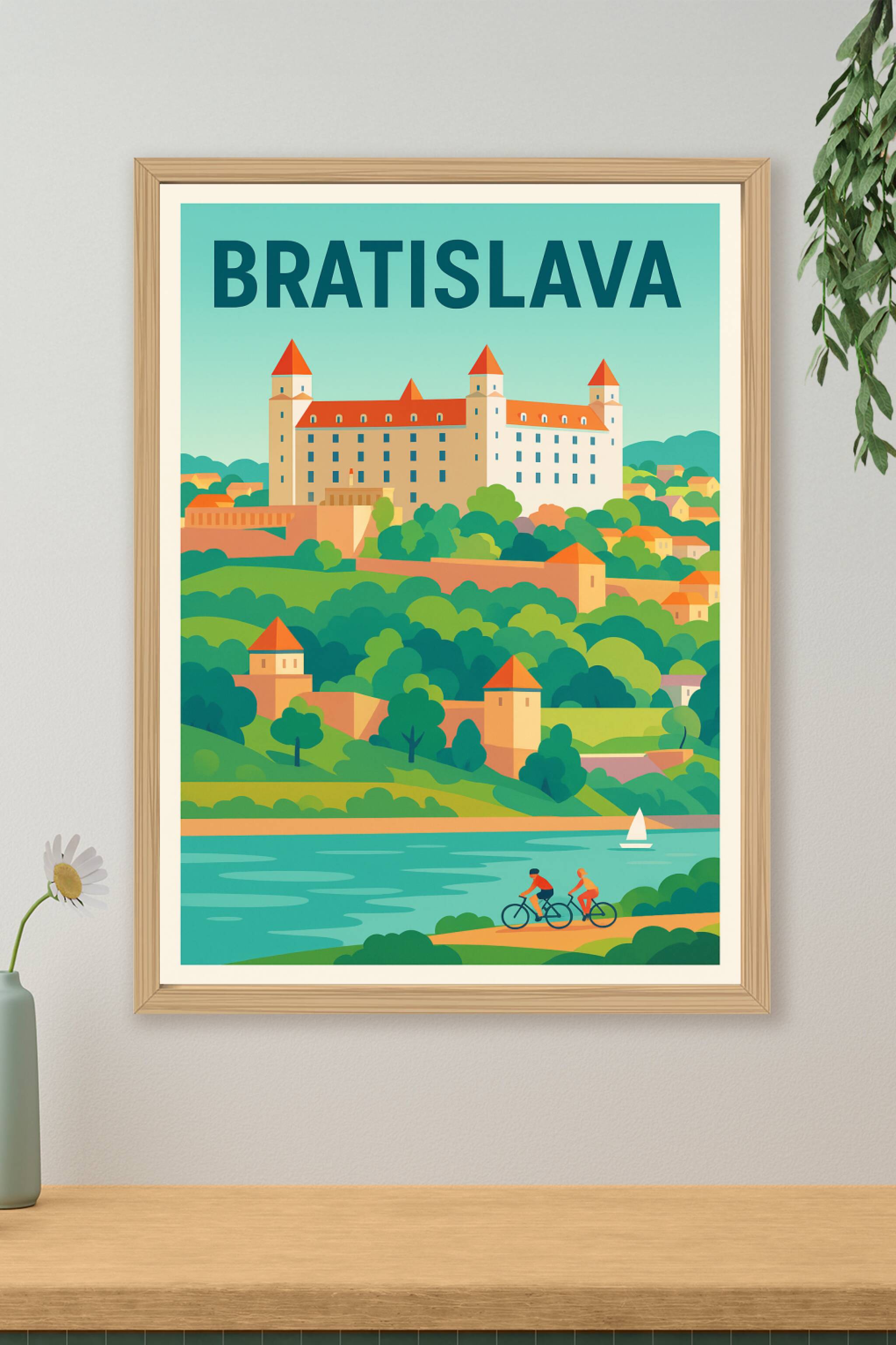 Affiche de Bratislava - Charme historique et nature en harmonie