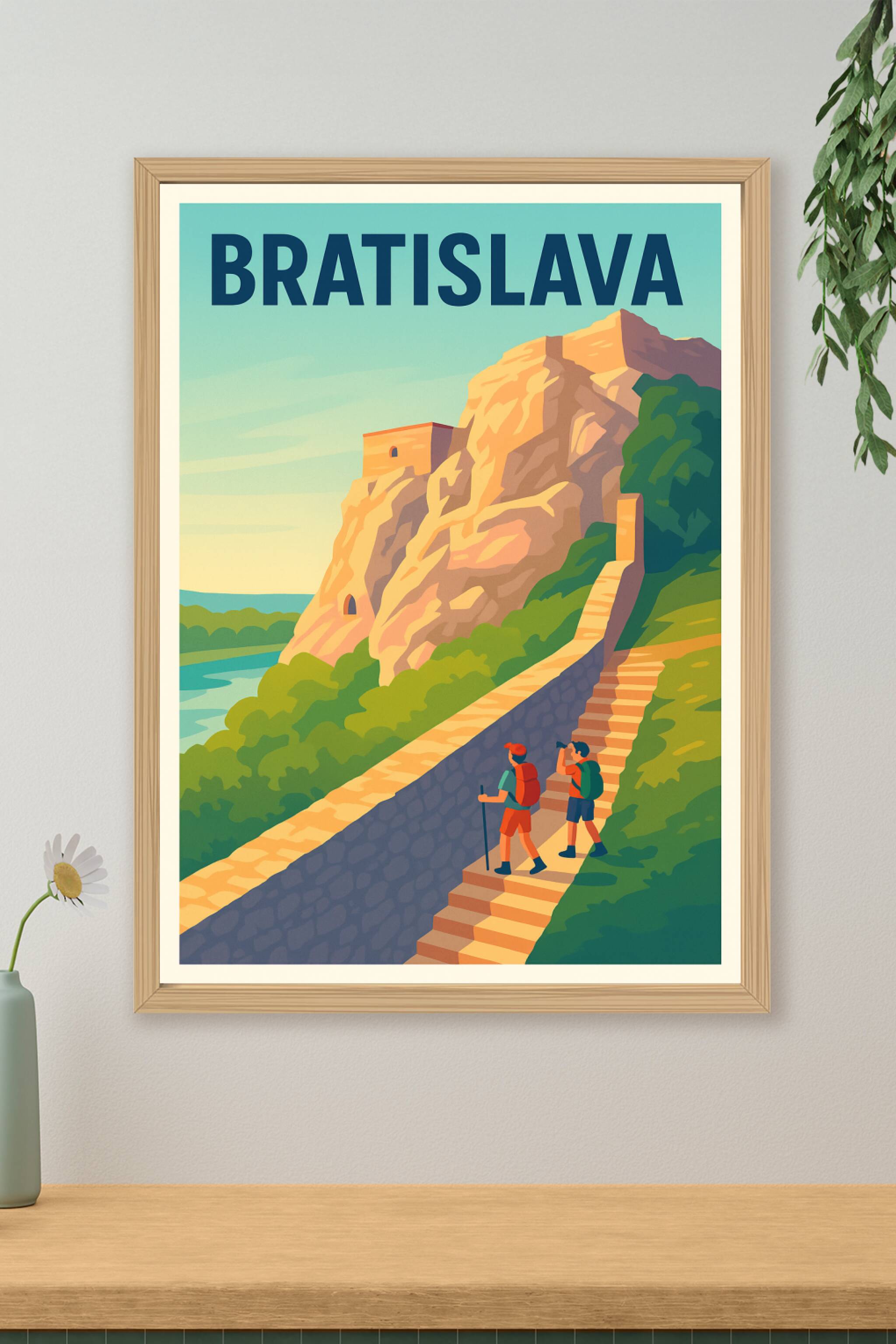 Affiche de Bratislava - Escapade nature et patrimoine